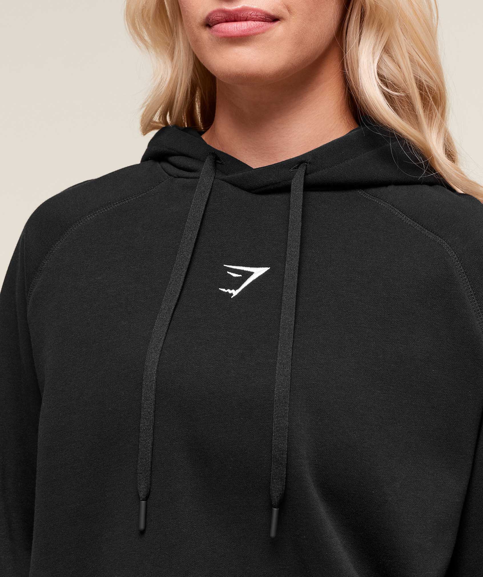 Gymshark Training Oversized Fleece Hoodie - Black