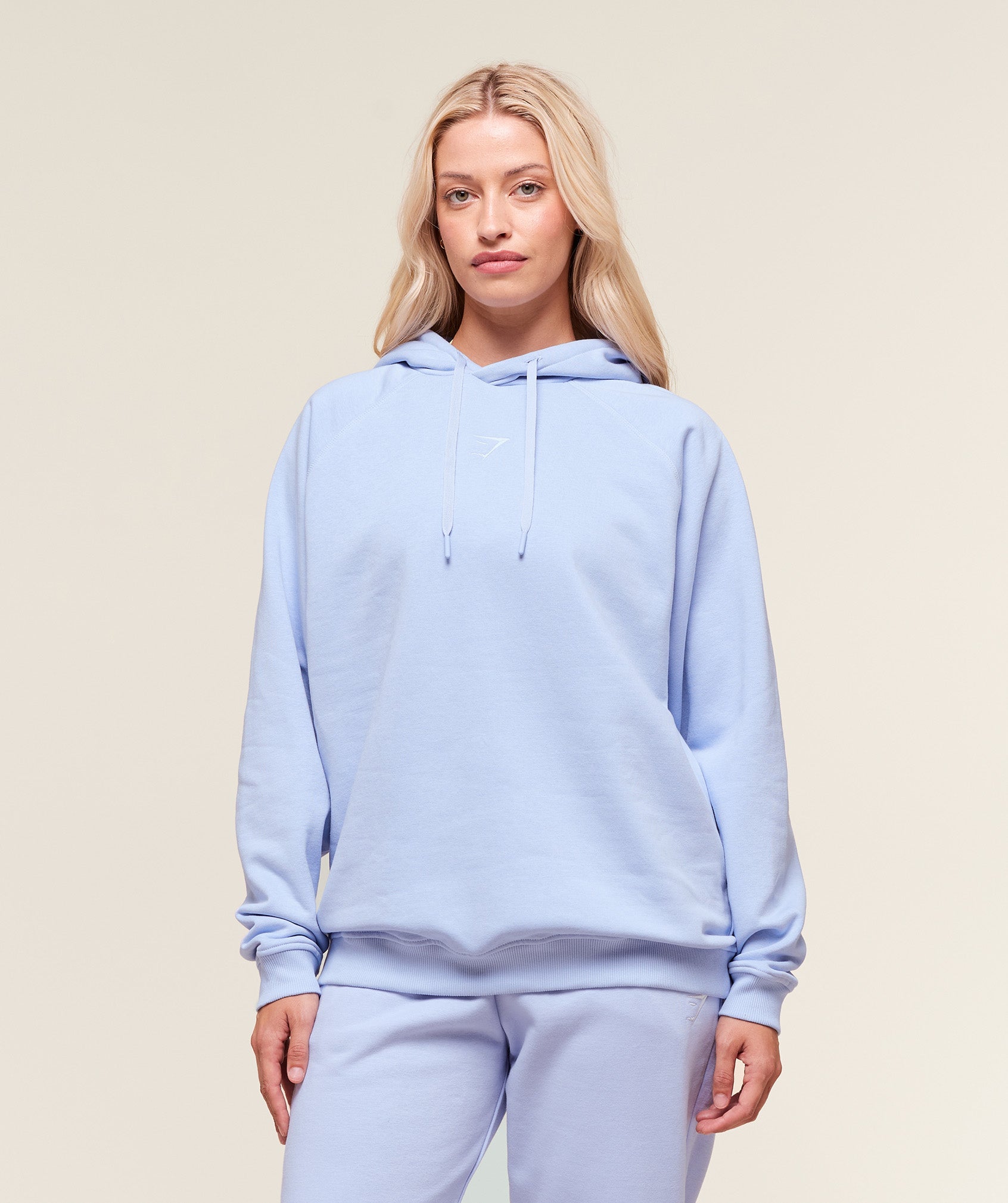Gymshark Training Oversized Fleece Hoodie - Peri Blue