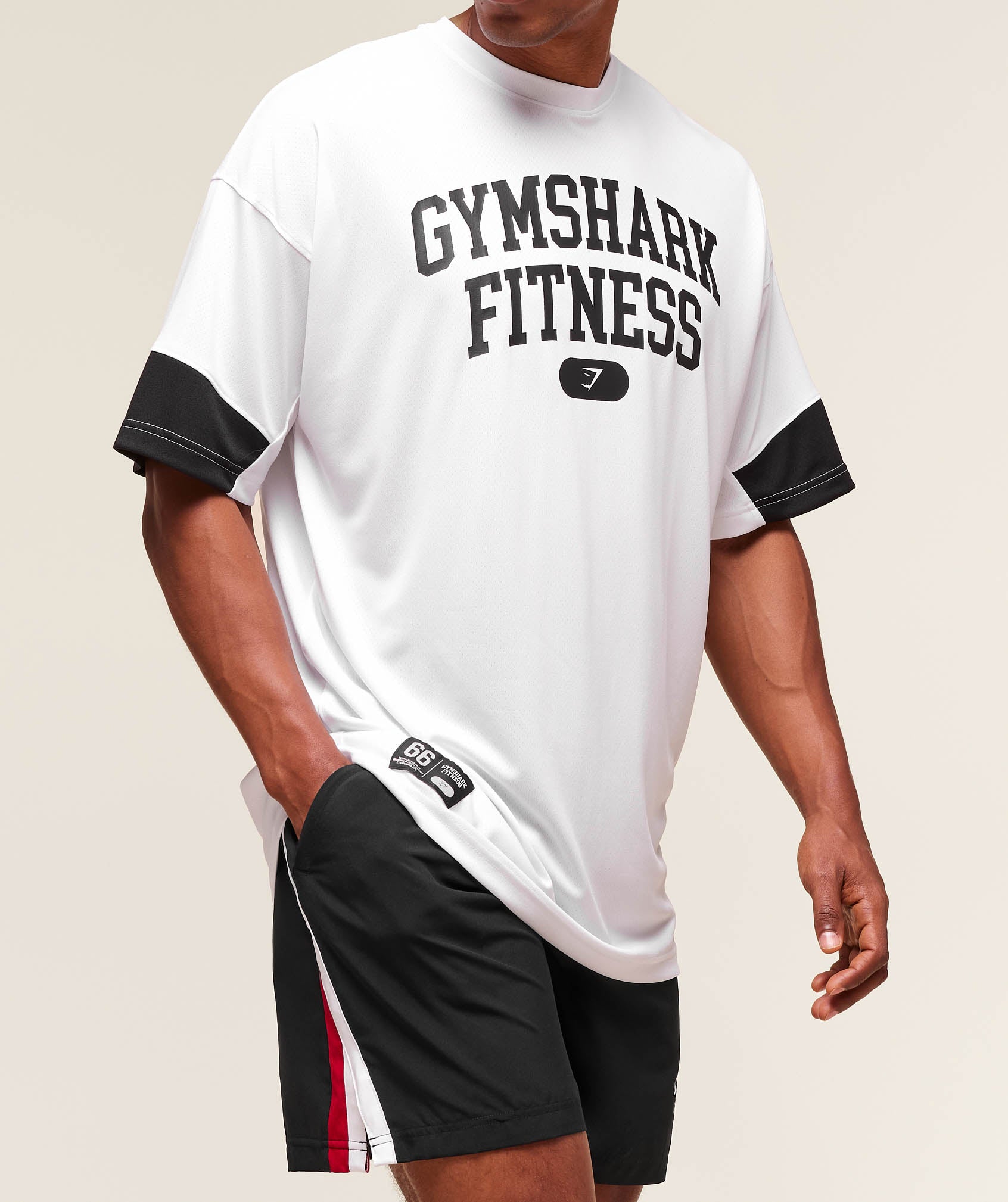 Gymshark Campus Oversized T-Shirt - White