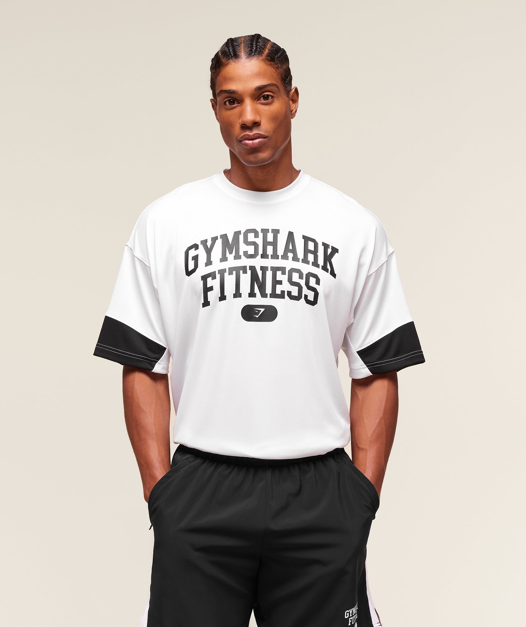 Gymshark Campus Oversized T-Shirt - White