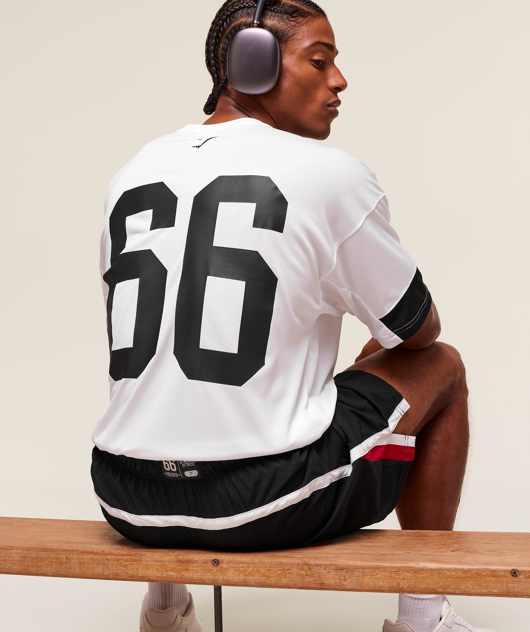 Gymshark Campus Oversized T-Shirt - White