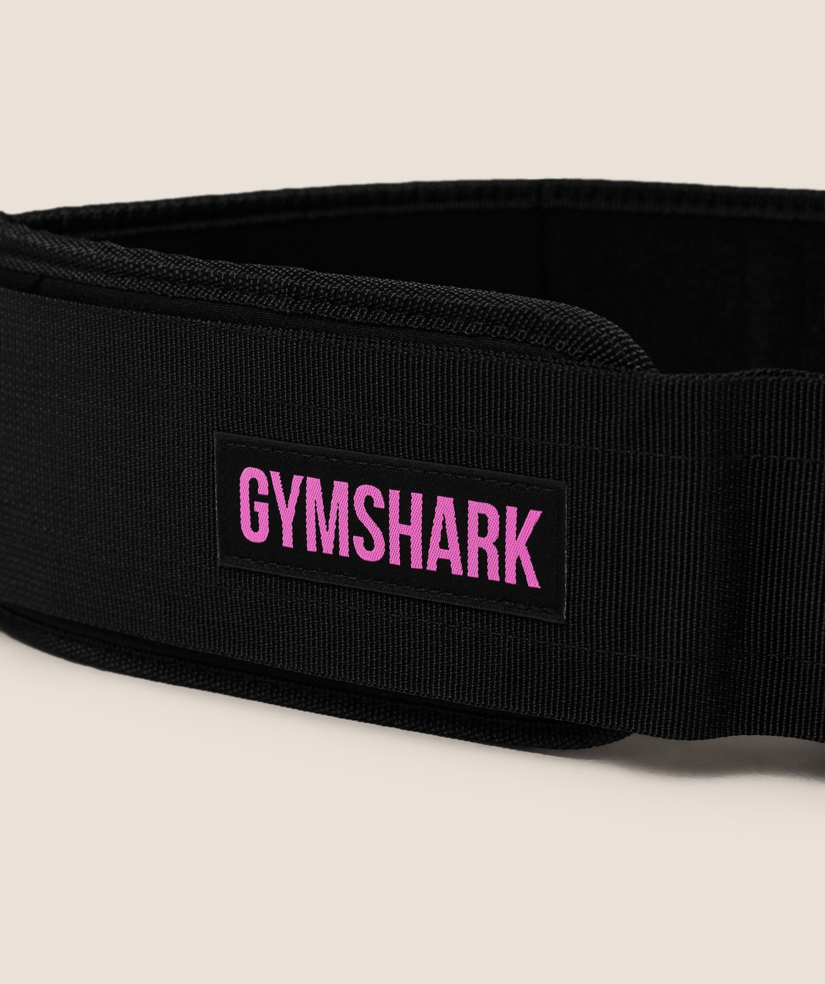Gymshark Velcro Weightlifting Belt - GS Black/GS Focus Pink