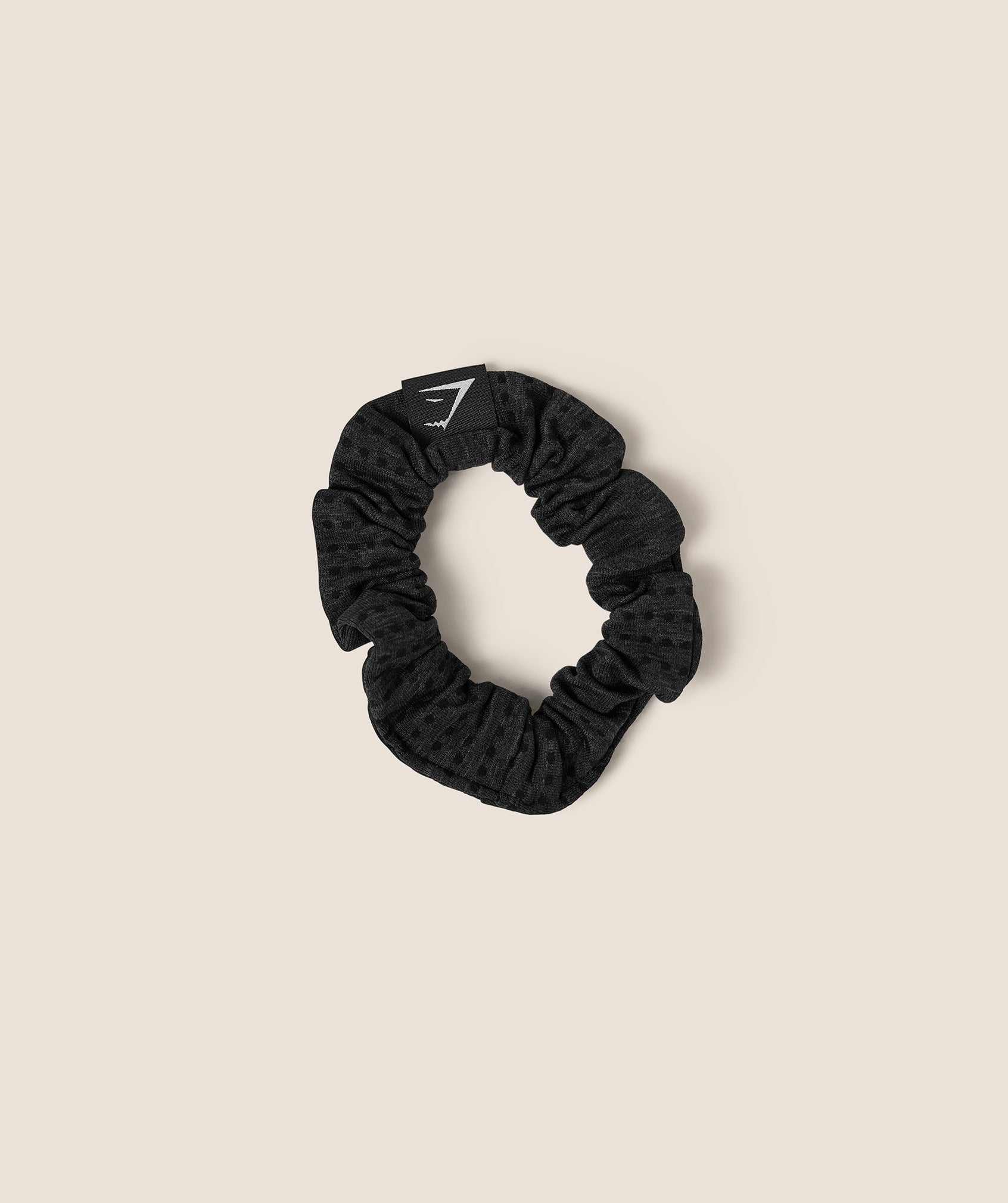 Gymshark Vital Frill Scrunchie - Black Marl