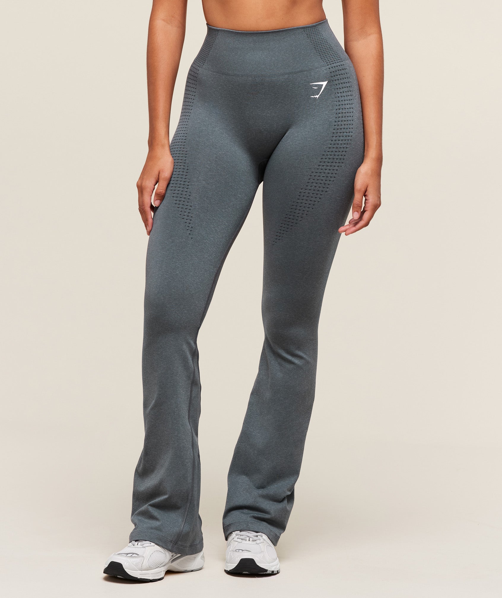 Gymshark Vital Soft Flared Leggings - Strong Grey/Marl