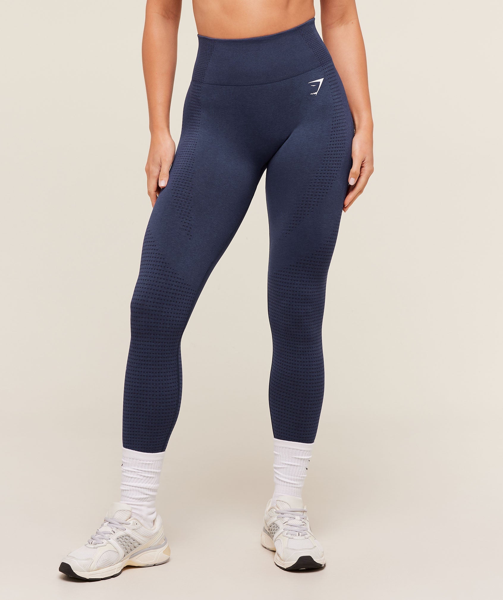 Gymshark Vital Regular Leggings - Heavy Blue Marl