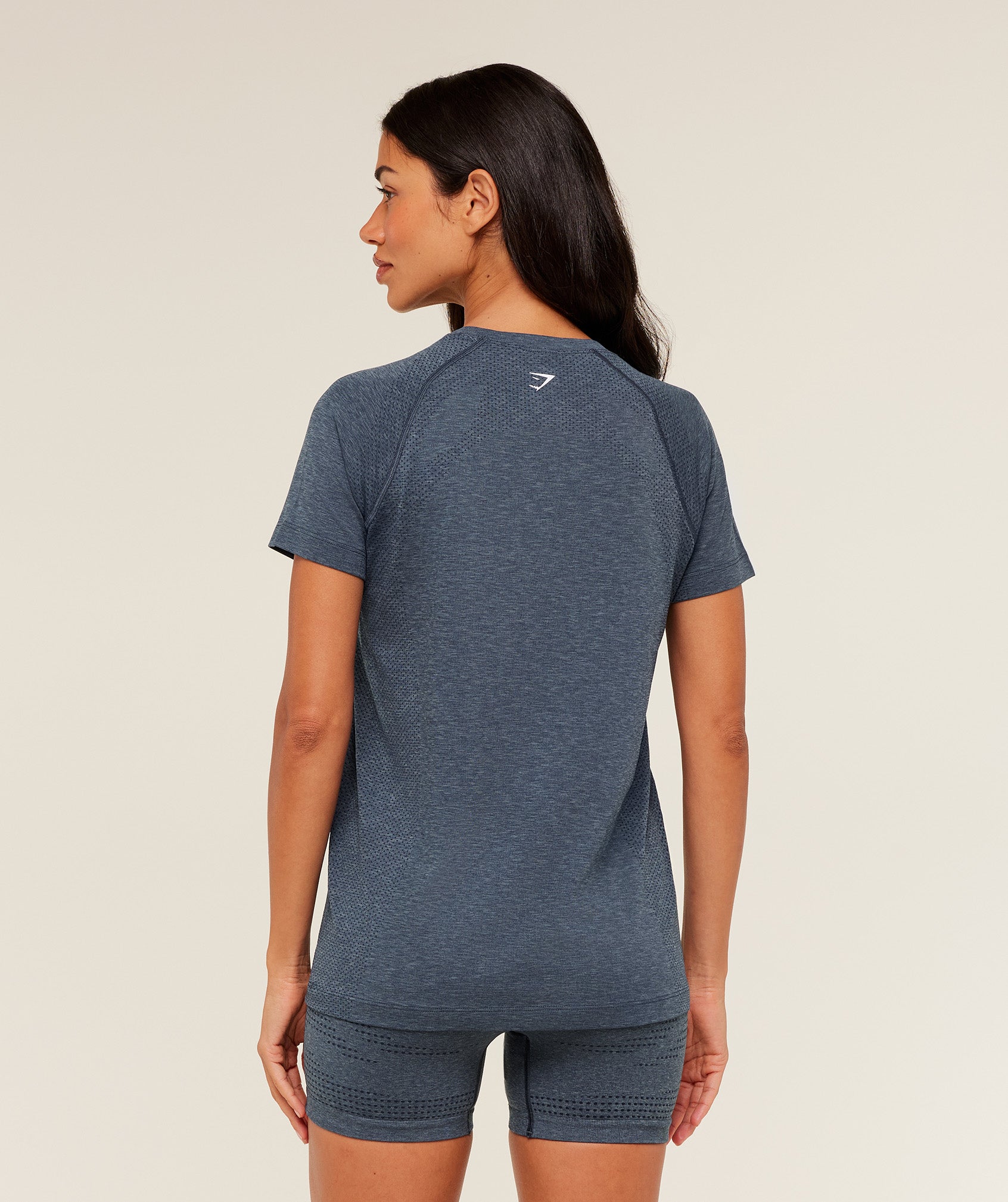 Gymshark Vital Light T-Shirt - GS Stealth Blue/ Marl
