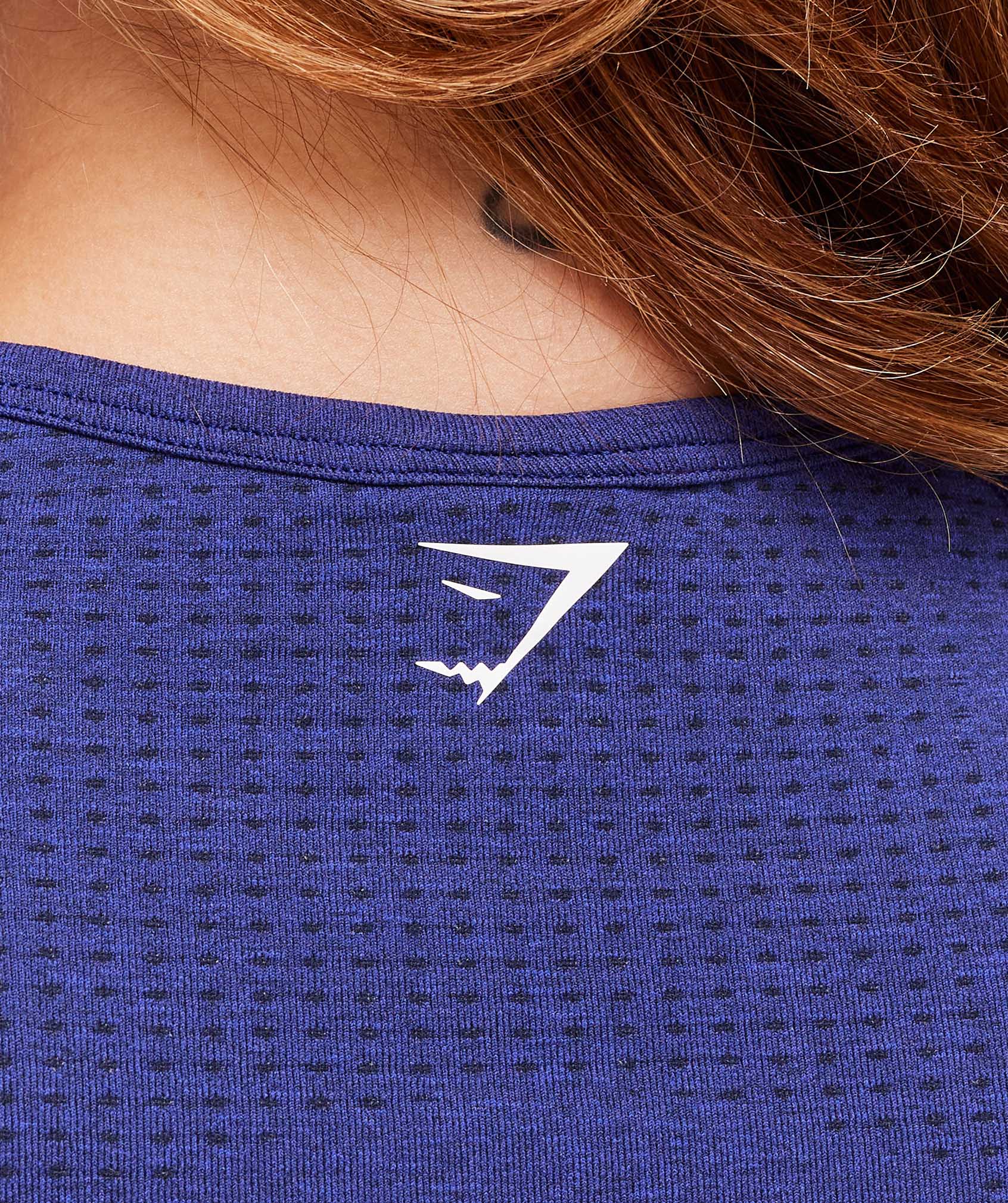 Gymshark Vital Long Sleeve Top - Cobalt Purple Marl