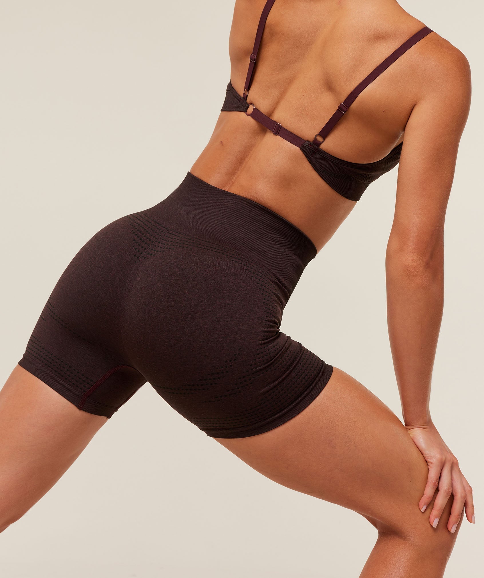 Gymshark Vital Shorts - Rich Maroon/Marl