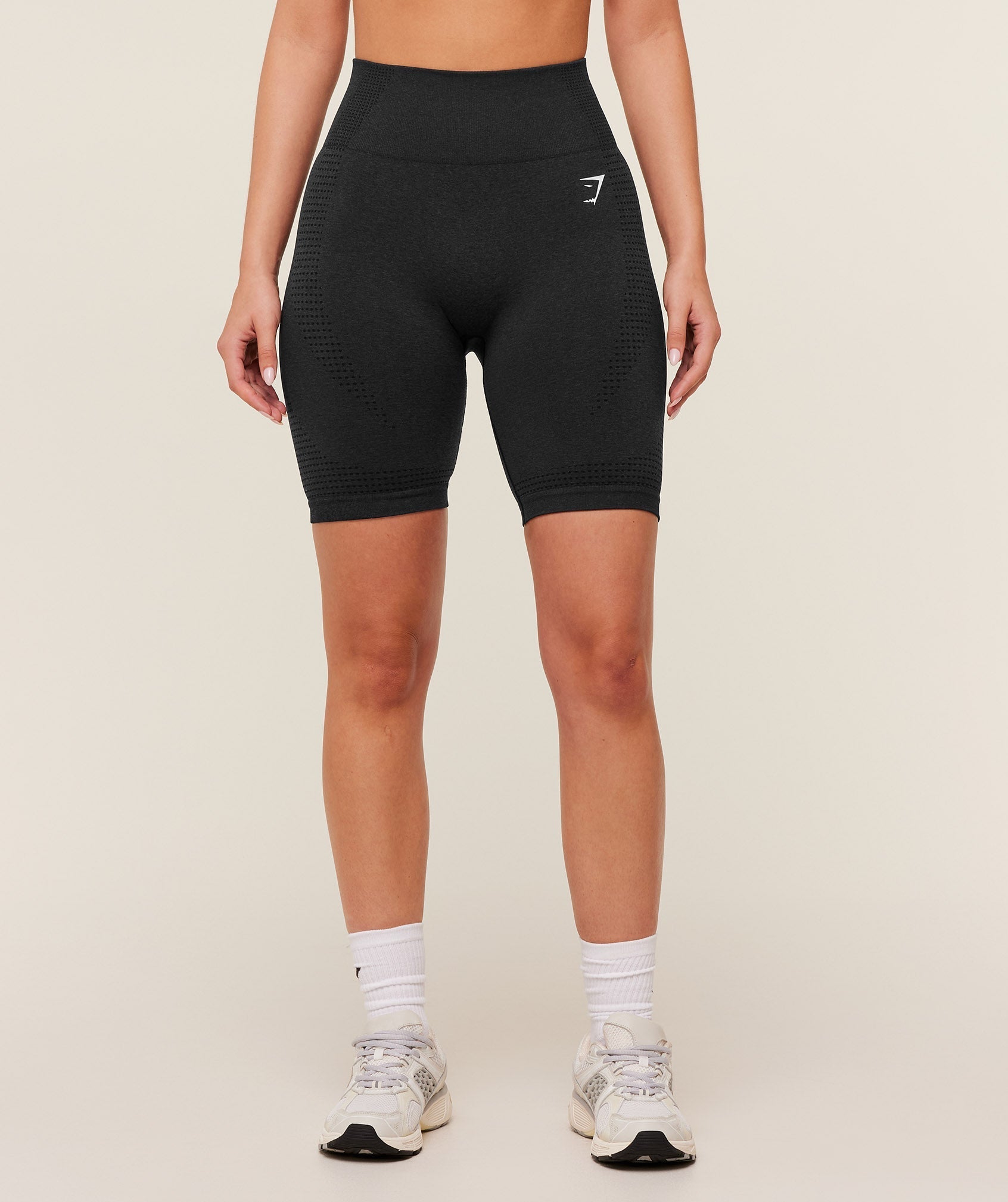 Gymshark Vital 7" Shorts - Black Marl