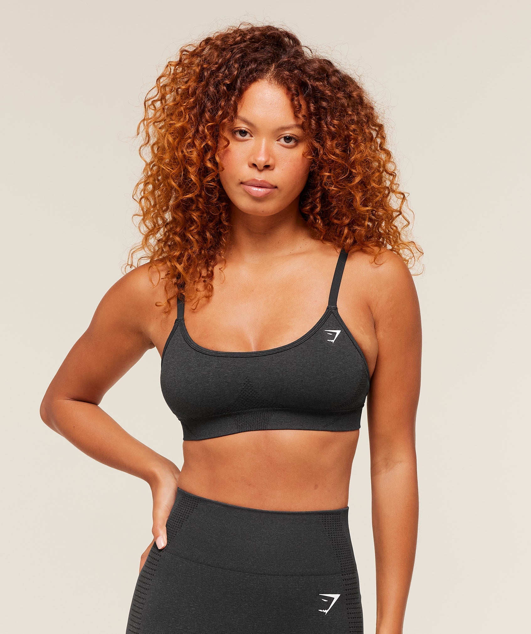 Gymshark Vital Sports Bra - Black Marl