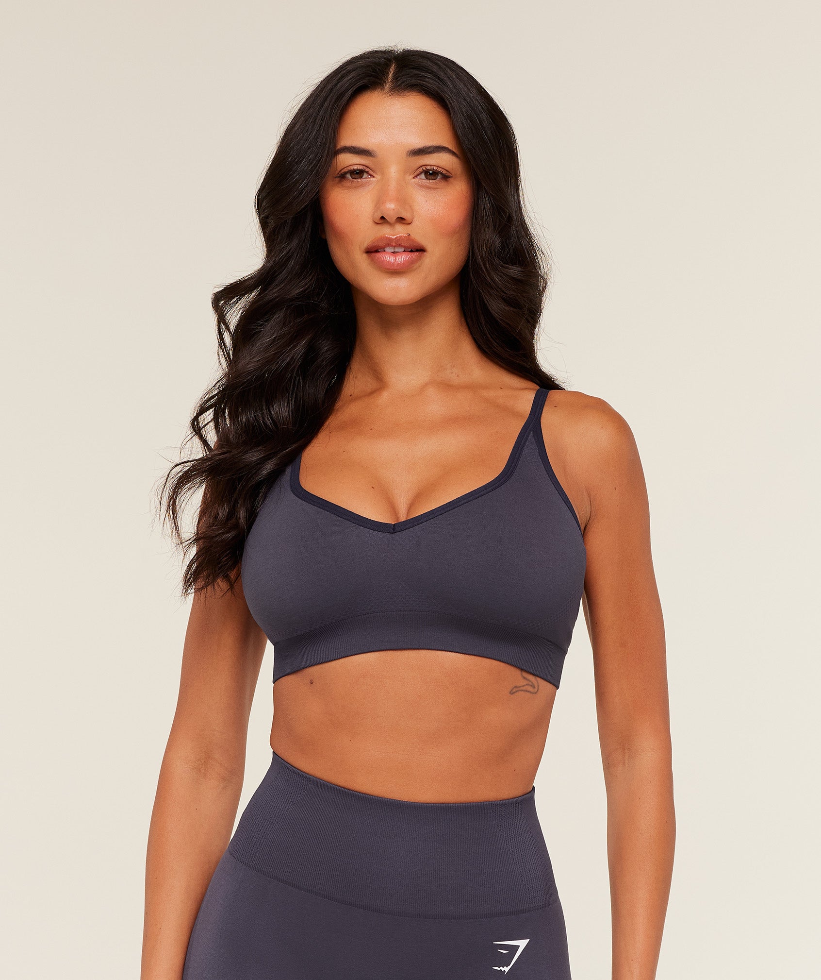 Gymshark Vital Sports Bra - Midnight Purple/Marl