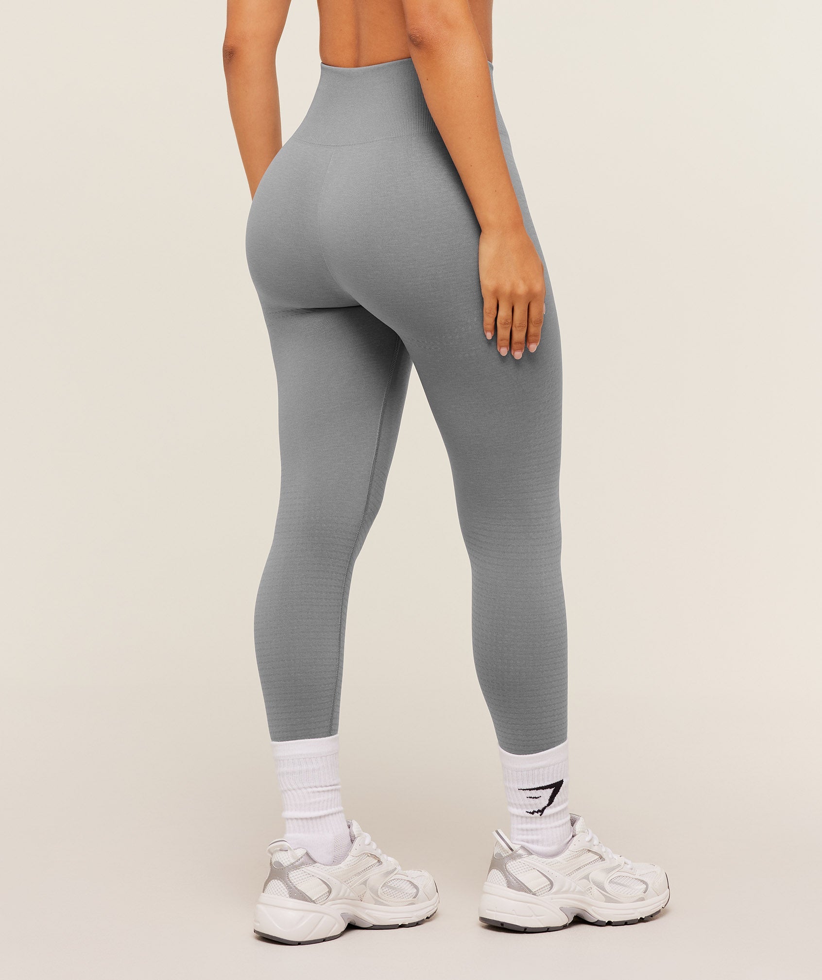 Gymshark Vital Short Leggings - GS Medium Grey/ Marl