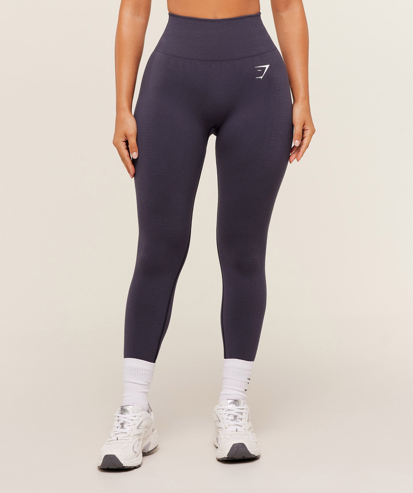 Gymshark Vital Short Leggings - Midnight Purple/Marl