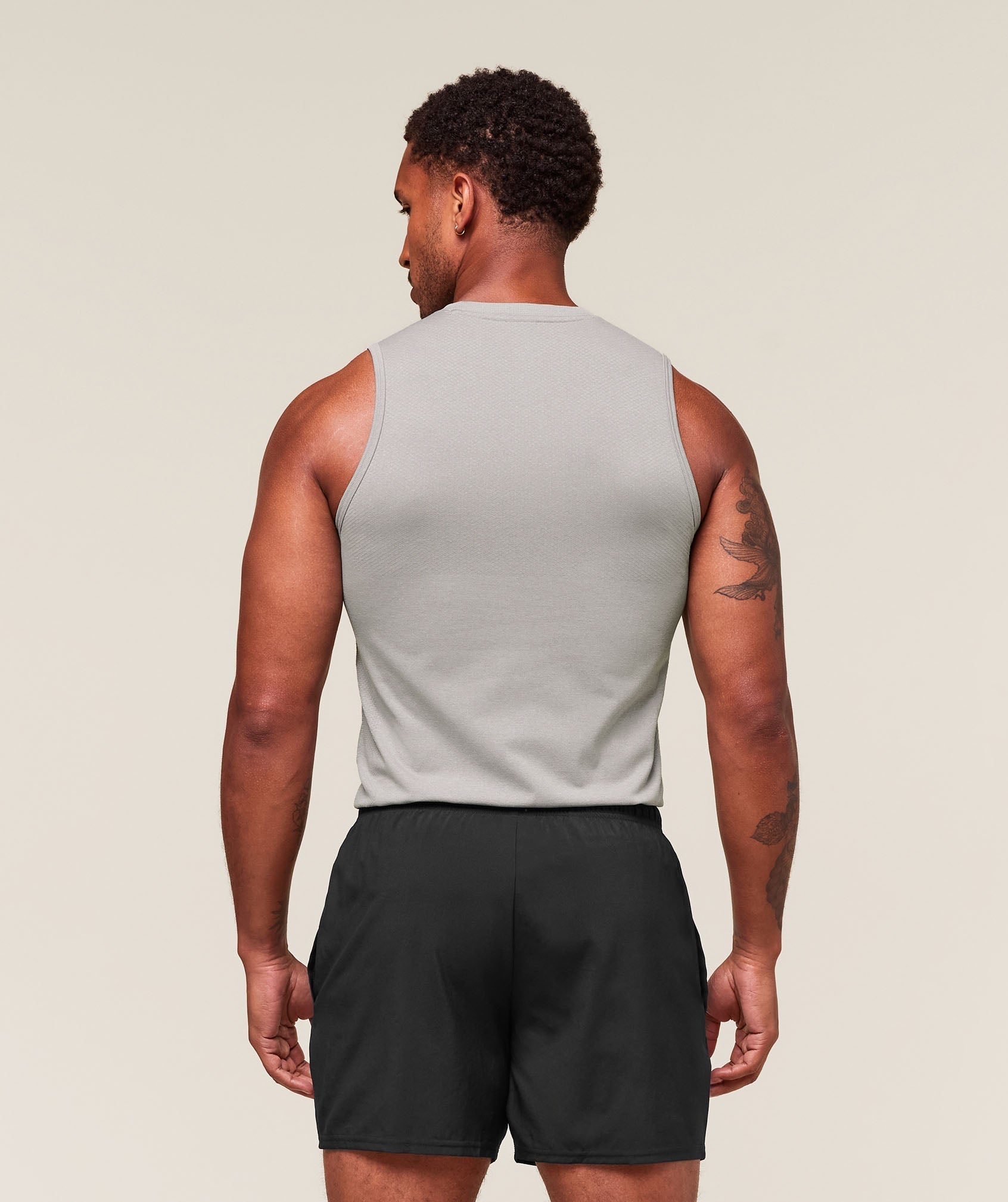 Gymshark Vital Tank - Light Grey/Smokey Grey