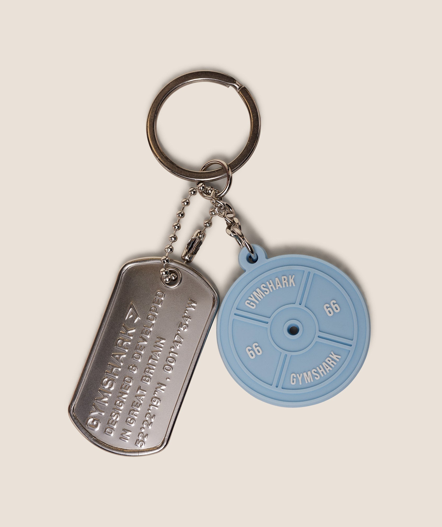 Gymshark Weight Plate Charm - Athletic Light Blue