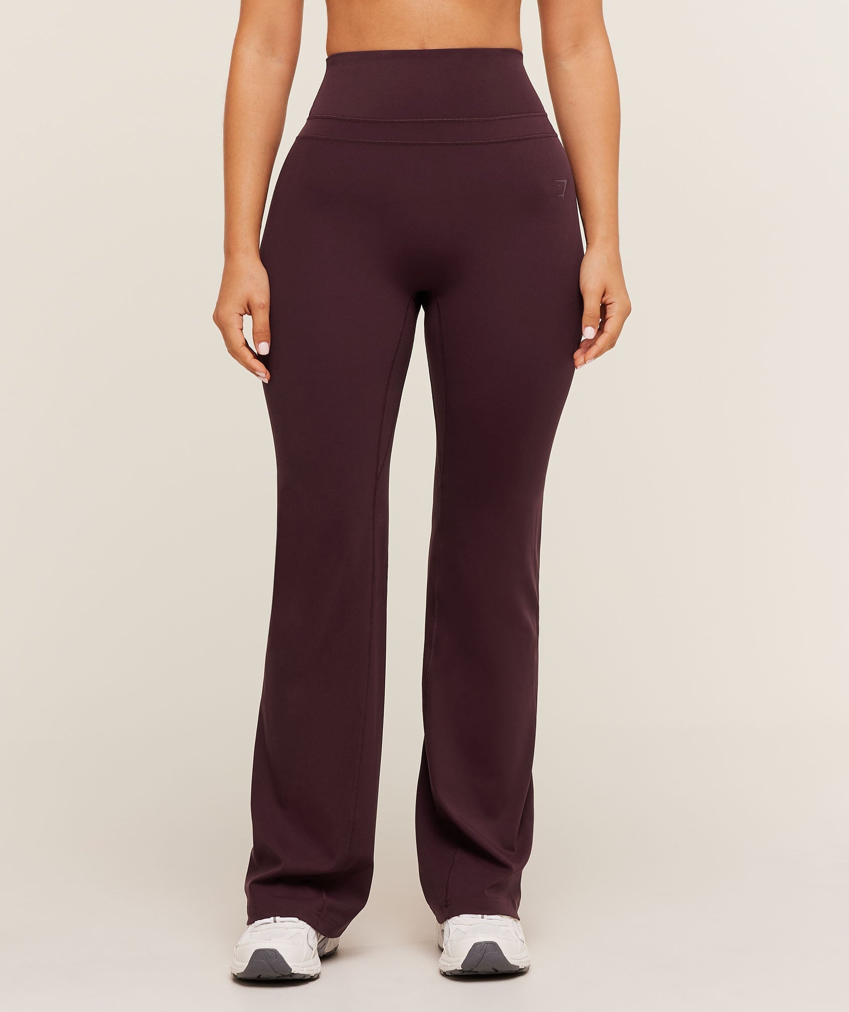 Gymshark Whitney Flared Leggings Short - Cherry Purple