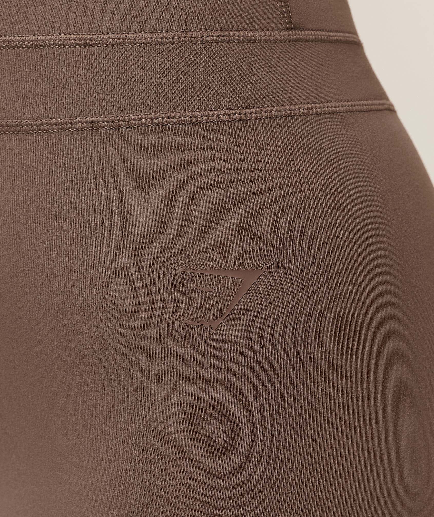 Gymshark Whitney Flared Leggings Short - Soft Brown
