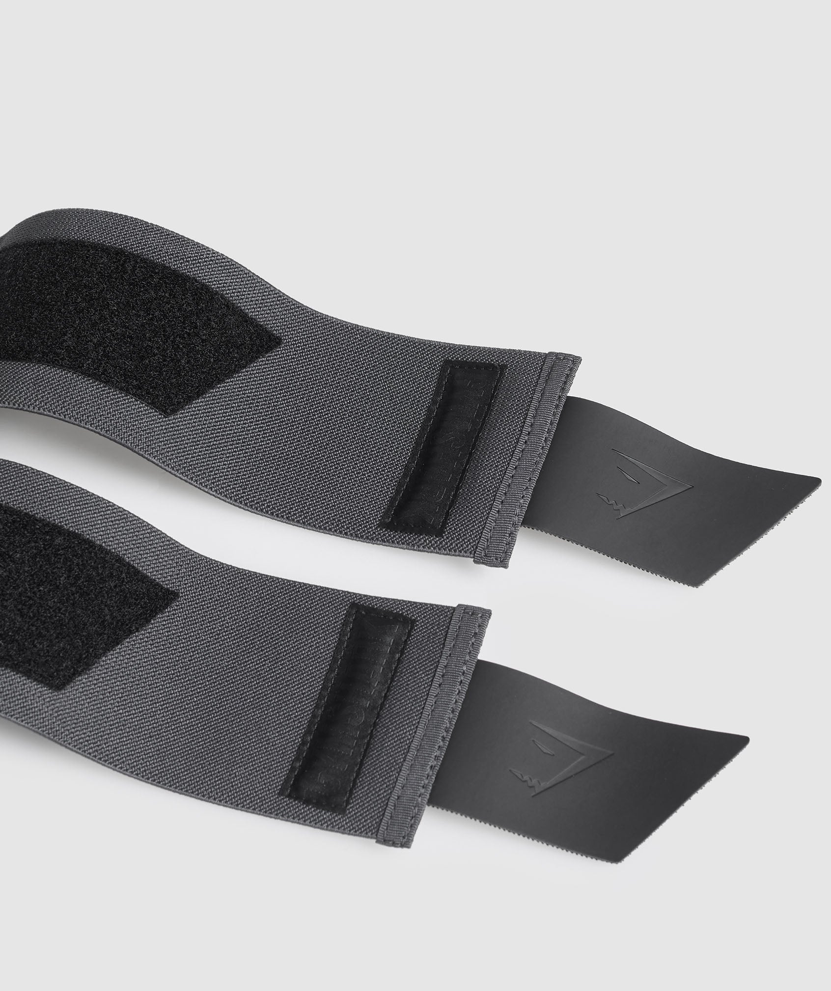 Gymshark Rigid Wrist Straps - Asphalt Grey