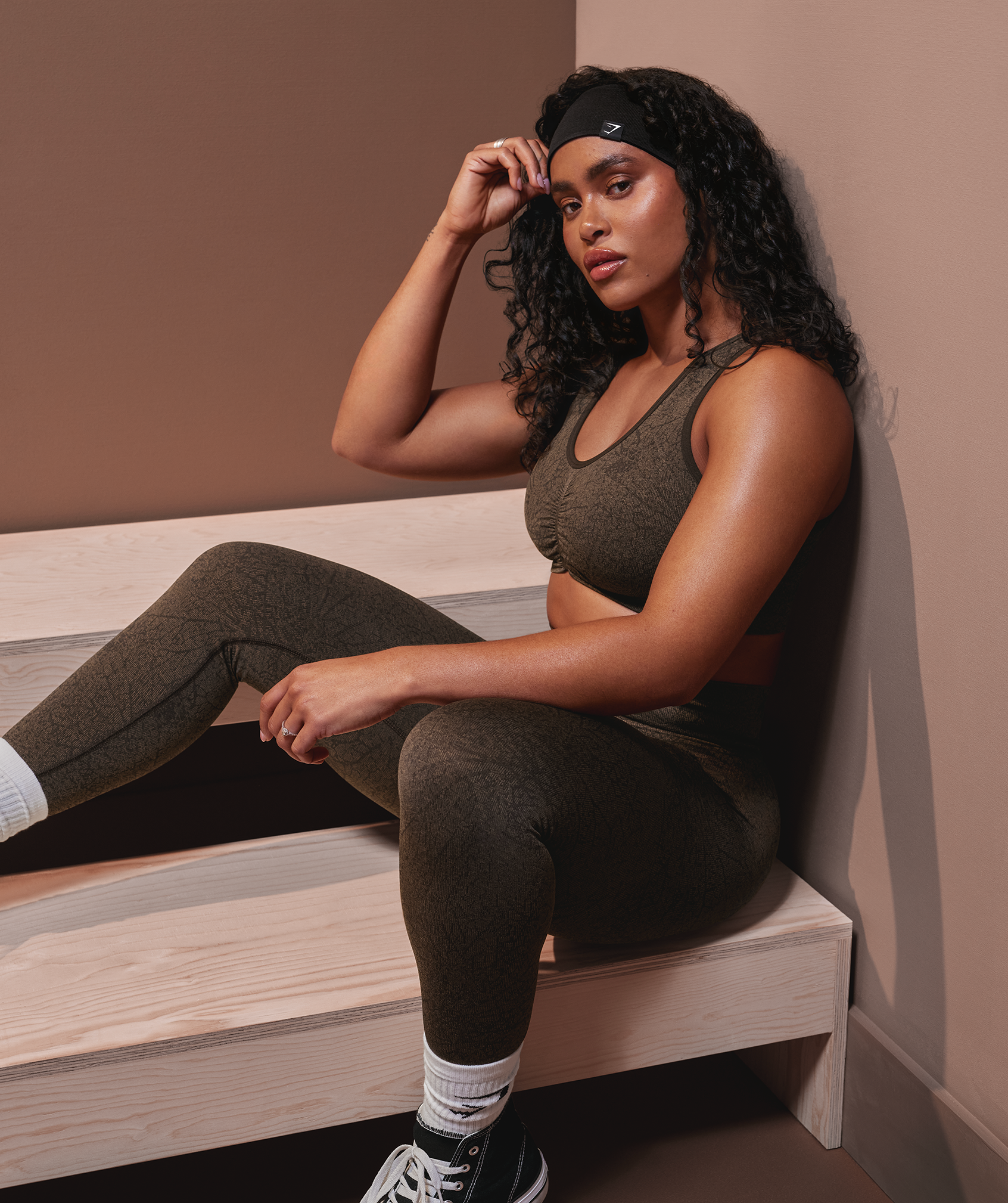 Gymshark Diffuse Sweat Headband - Black