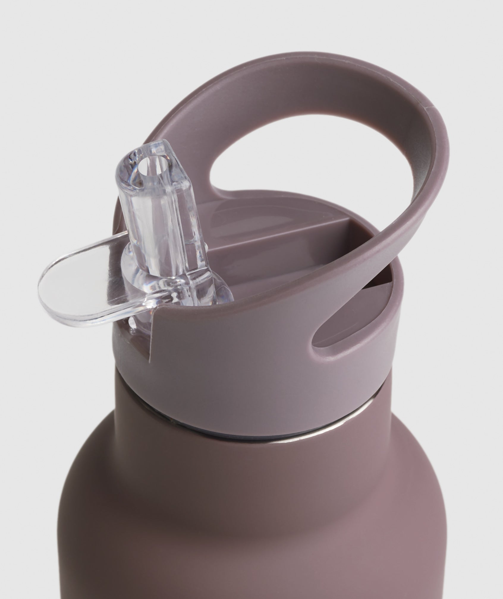 Gymshark 500ml Straw Flask - Walnut Mauve