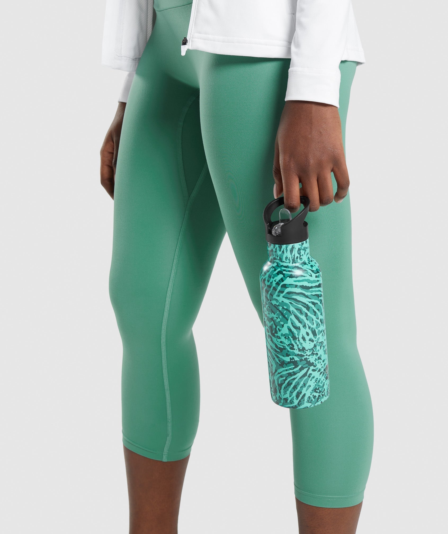 Gymshark Insulated Straw Flask - Bright Turquoise