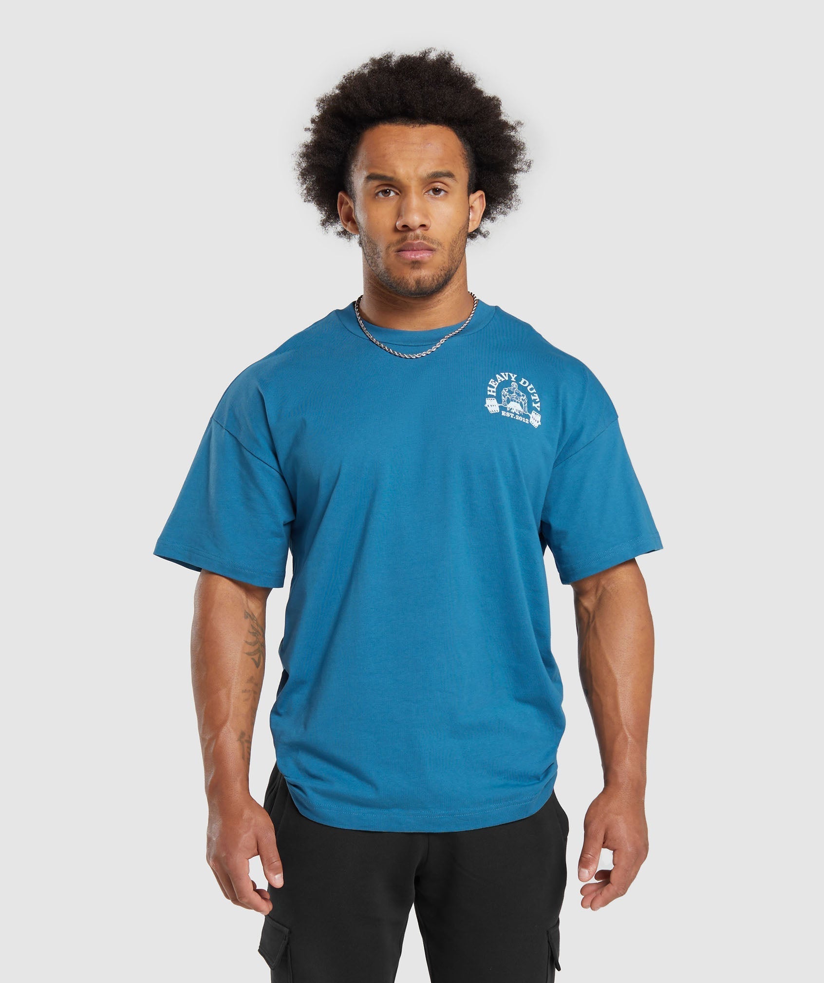 Gymshark Heavy Duty T-Shirt - Core Blue