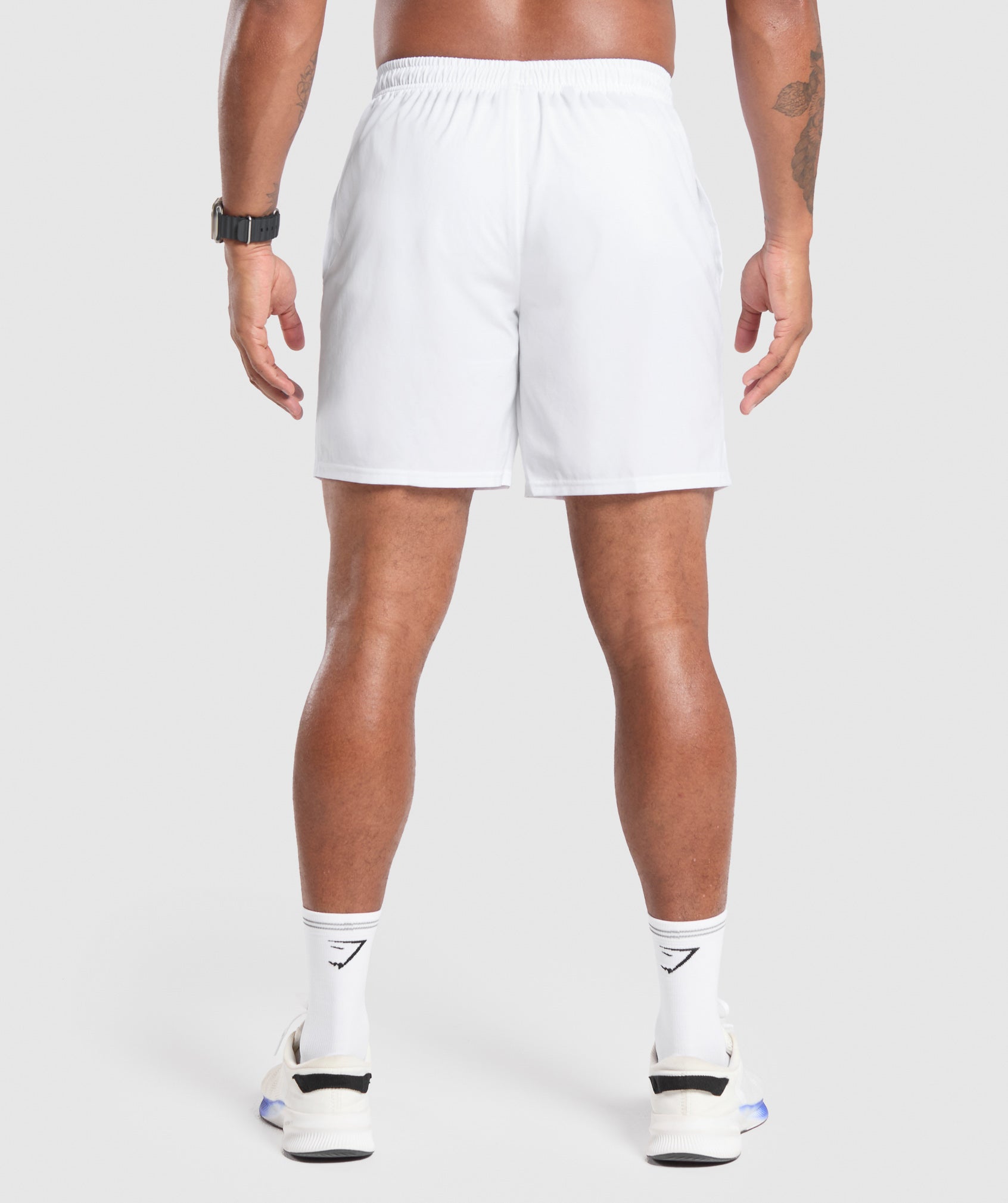 Gymshark Arrival 7" Shorts - White
