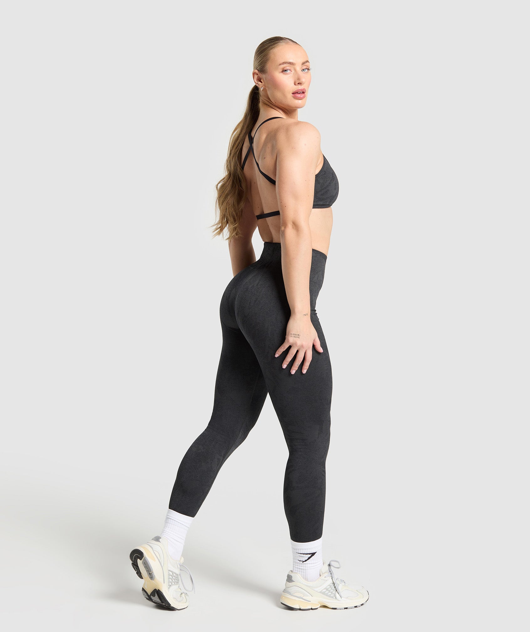 Gymshark Adapt Camo Seamless Leggings - Black