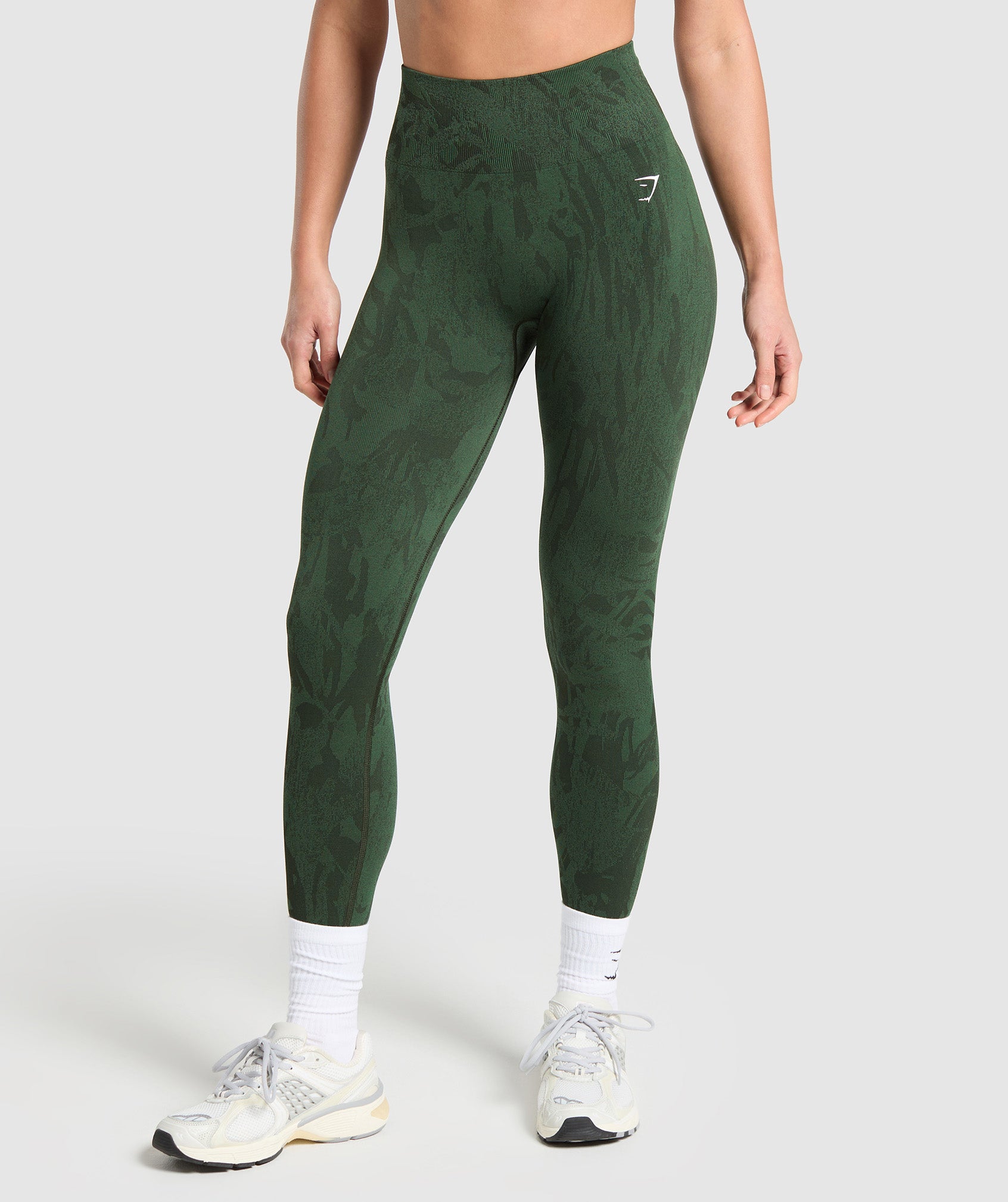 Adapt Camo Seamless Leggings - Green