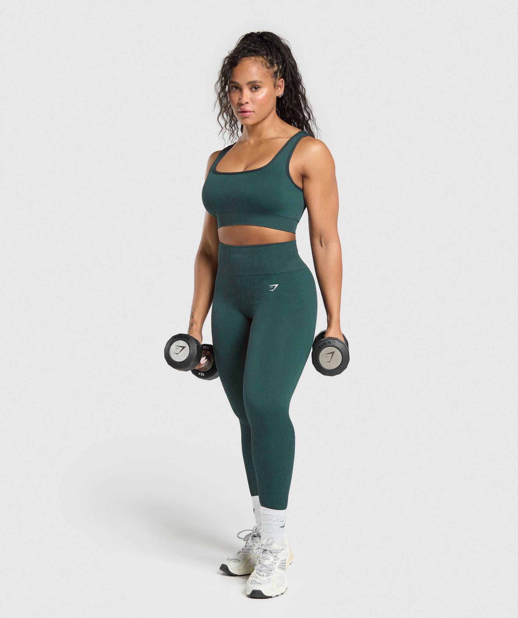 Adapt Fleck Sports Bra - Darkest Teal/Functional Teal