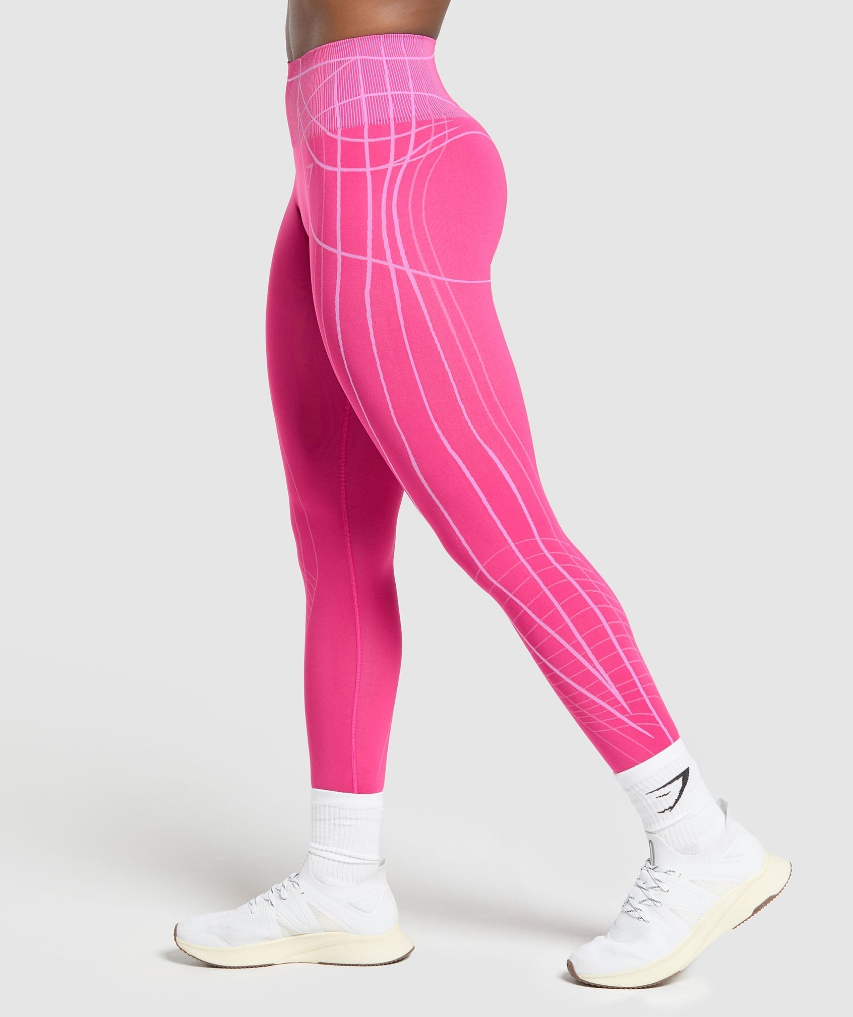 Gymshark Apex Seamless Leggings - Valley Pink/Sour Pink