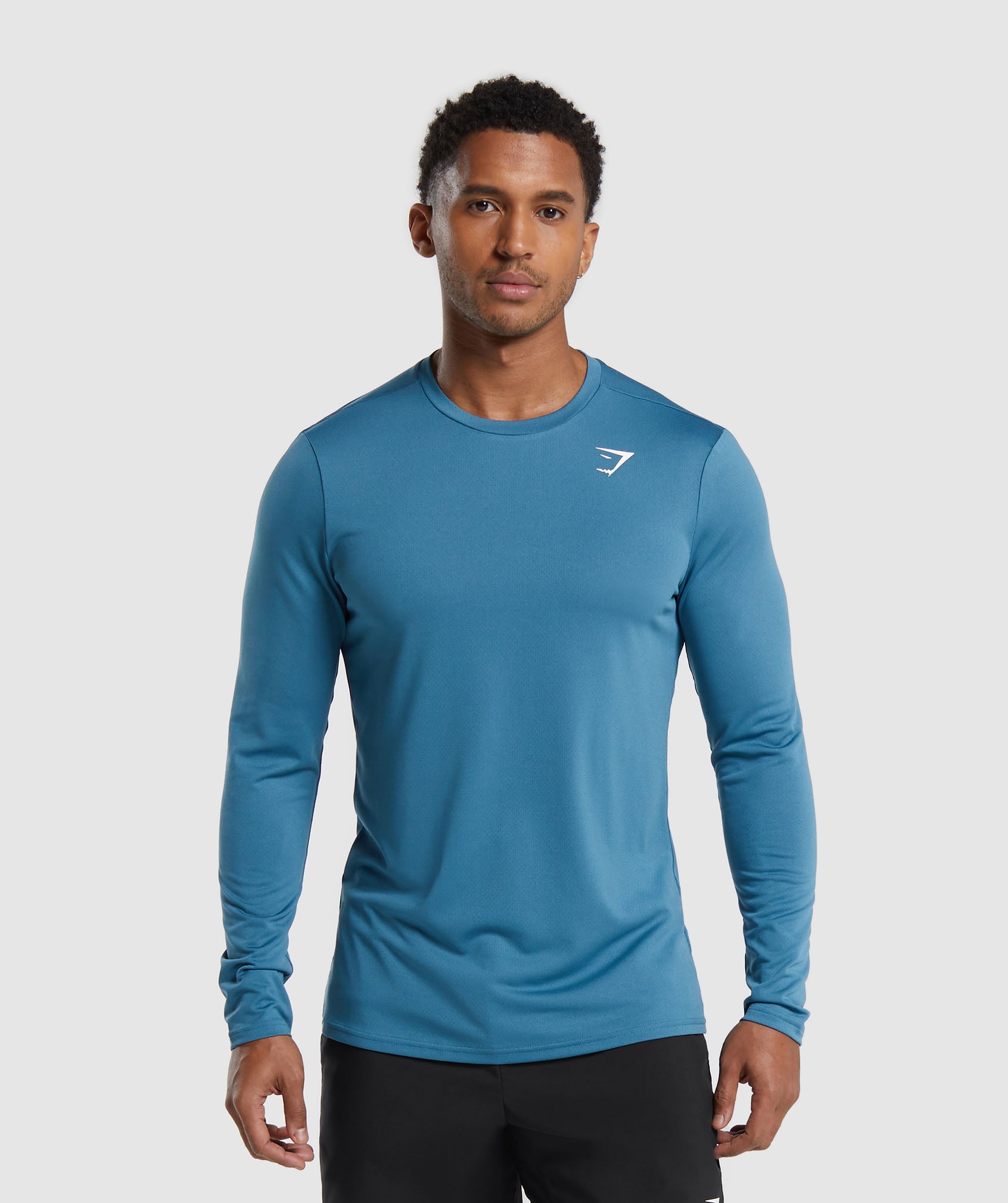 Gymshark Arrival Long Sleeve T-Shirt - Utility Blue