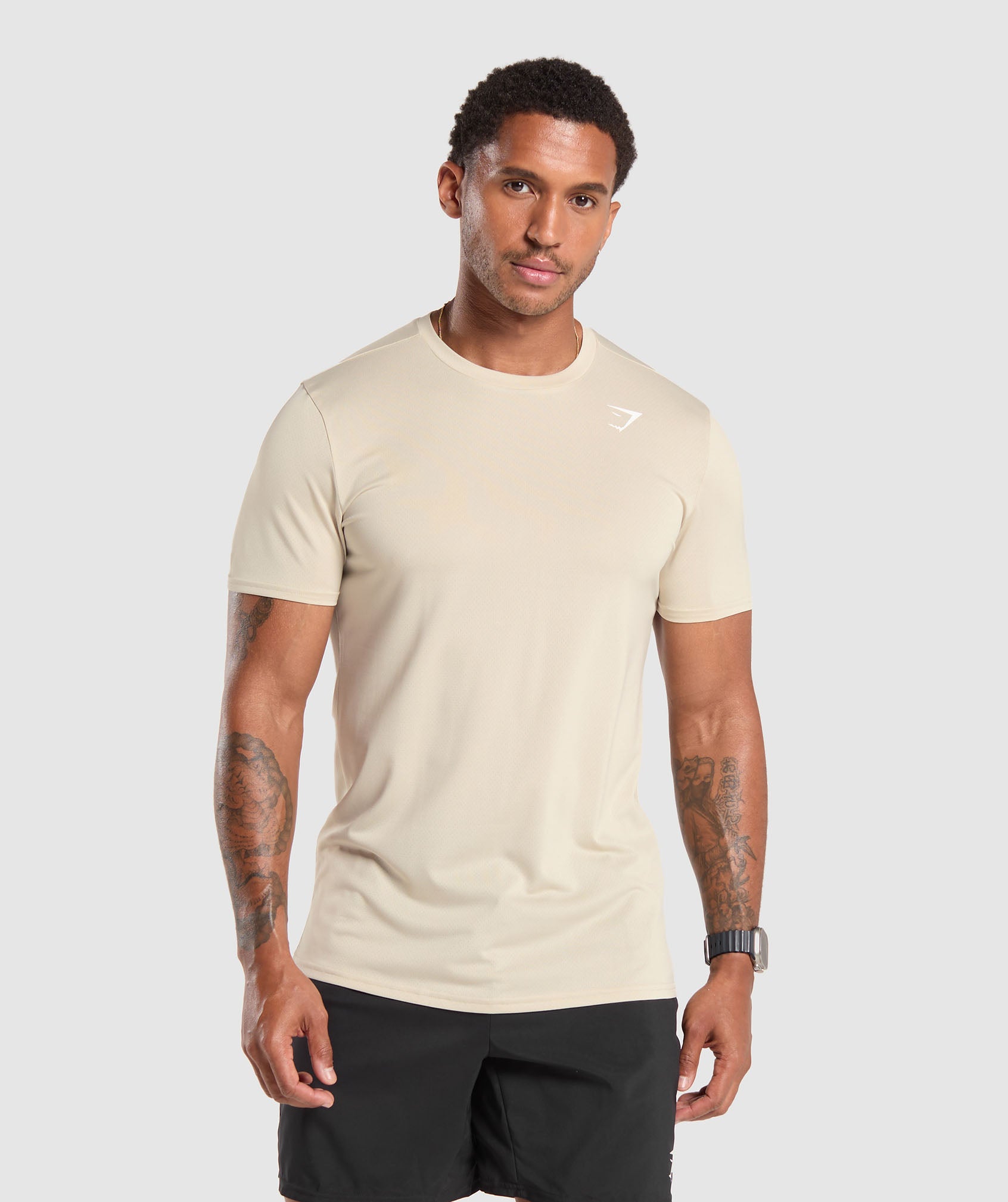 Gymshark Arrival T-Shirt - Pebble Grey