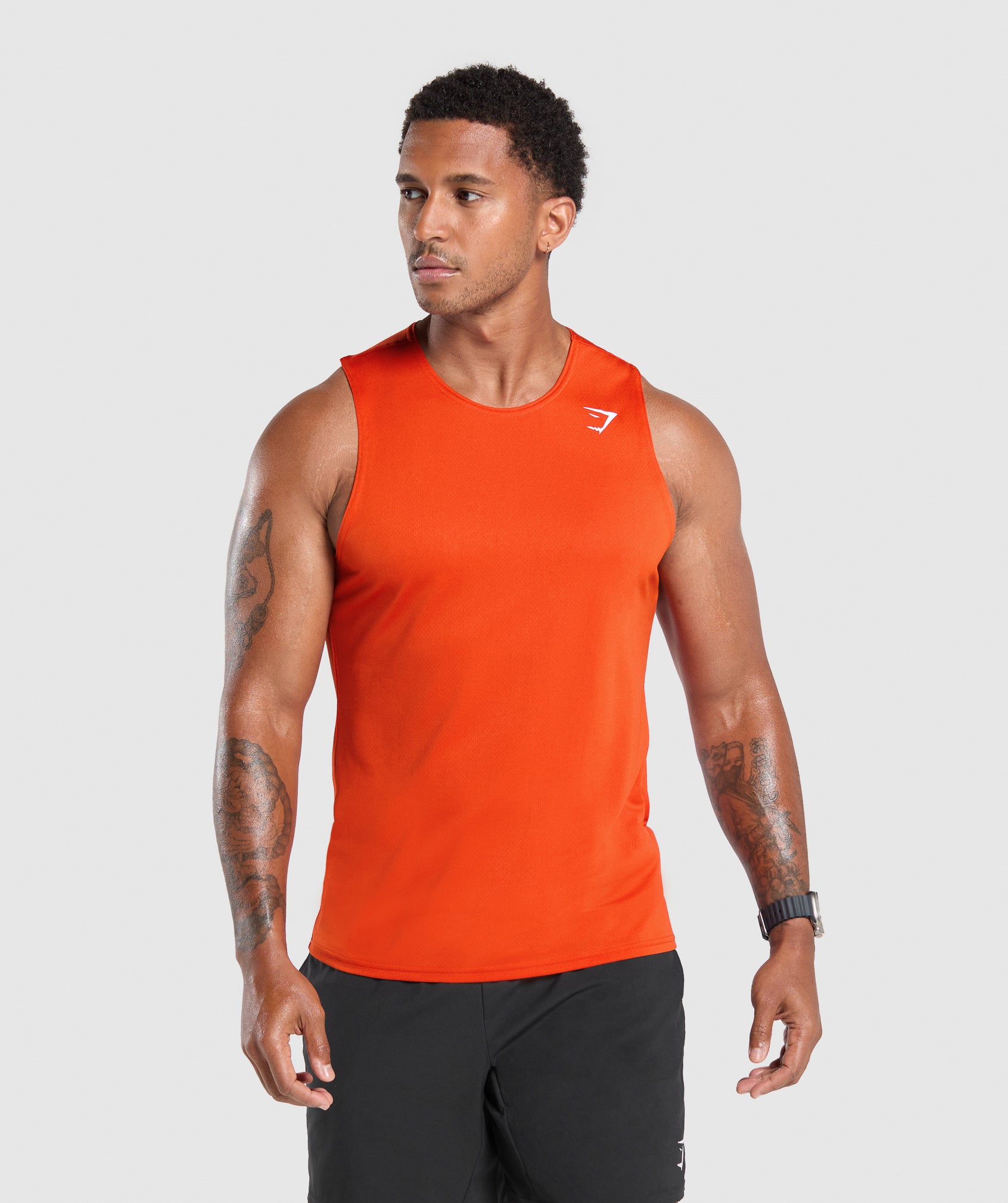Gymshark Arrival Tank - Flare Orange