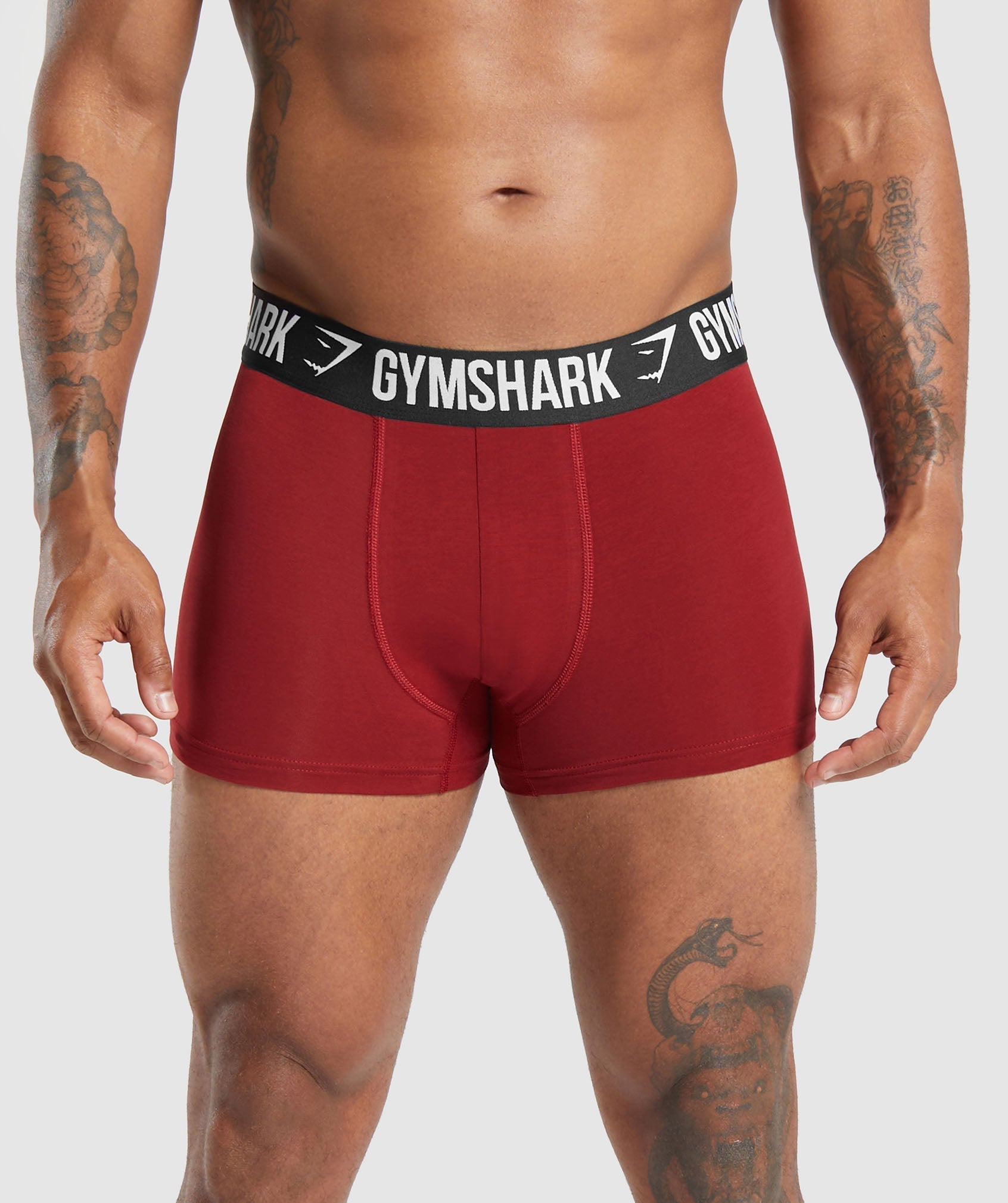 Gymshark Boxer Brief 5PK - Reps Red