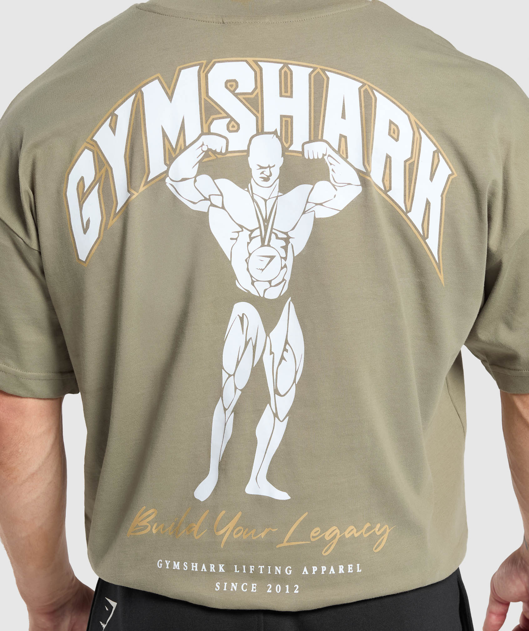 Gymshark Build Your Legacy Graphic T-Shirt - Utility Green