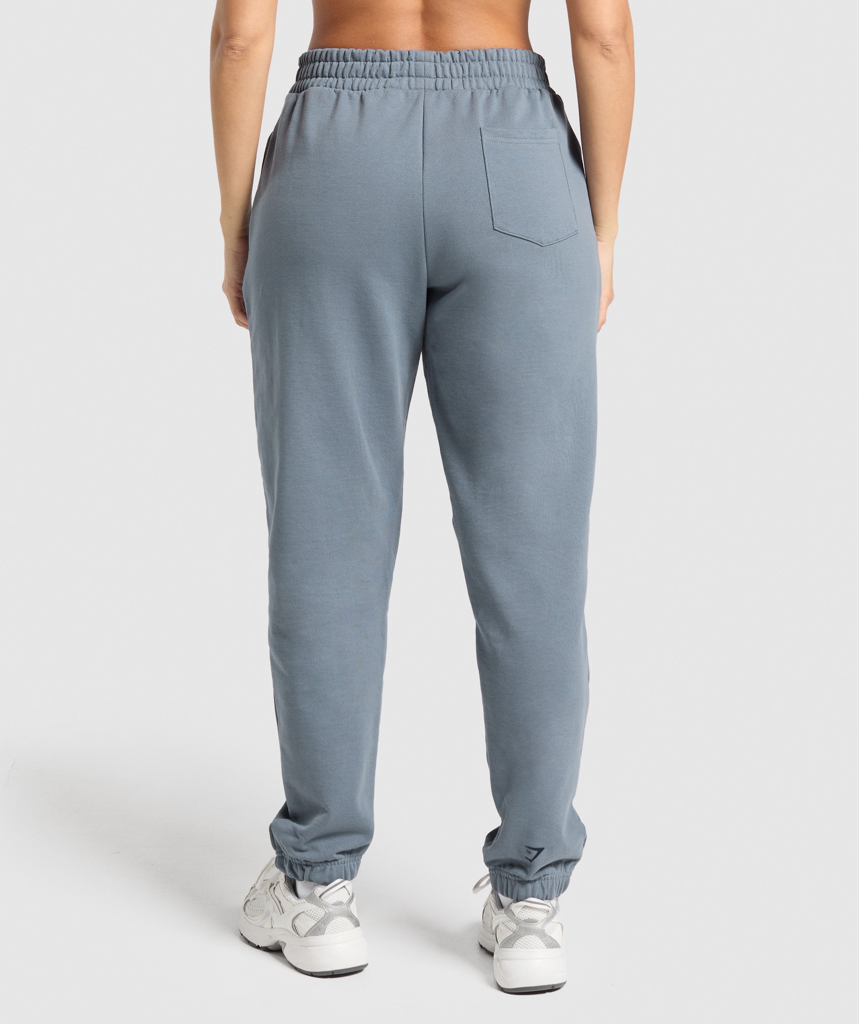 Gymshark Campus Classics Graphic Joggers - Iron Blue