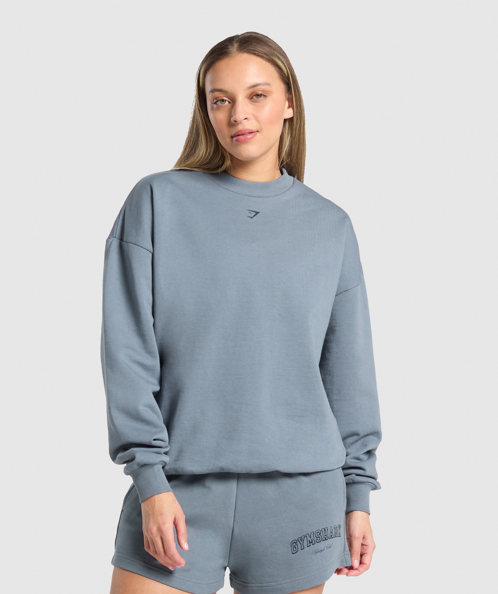 Campus Classics Graphic Sweatshirt - Iron Blue