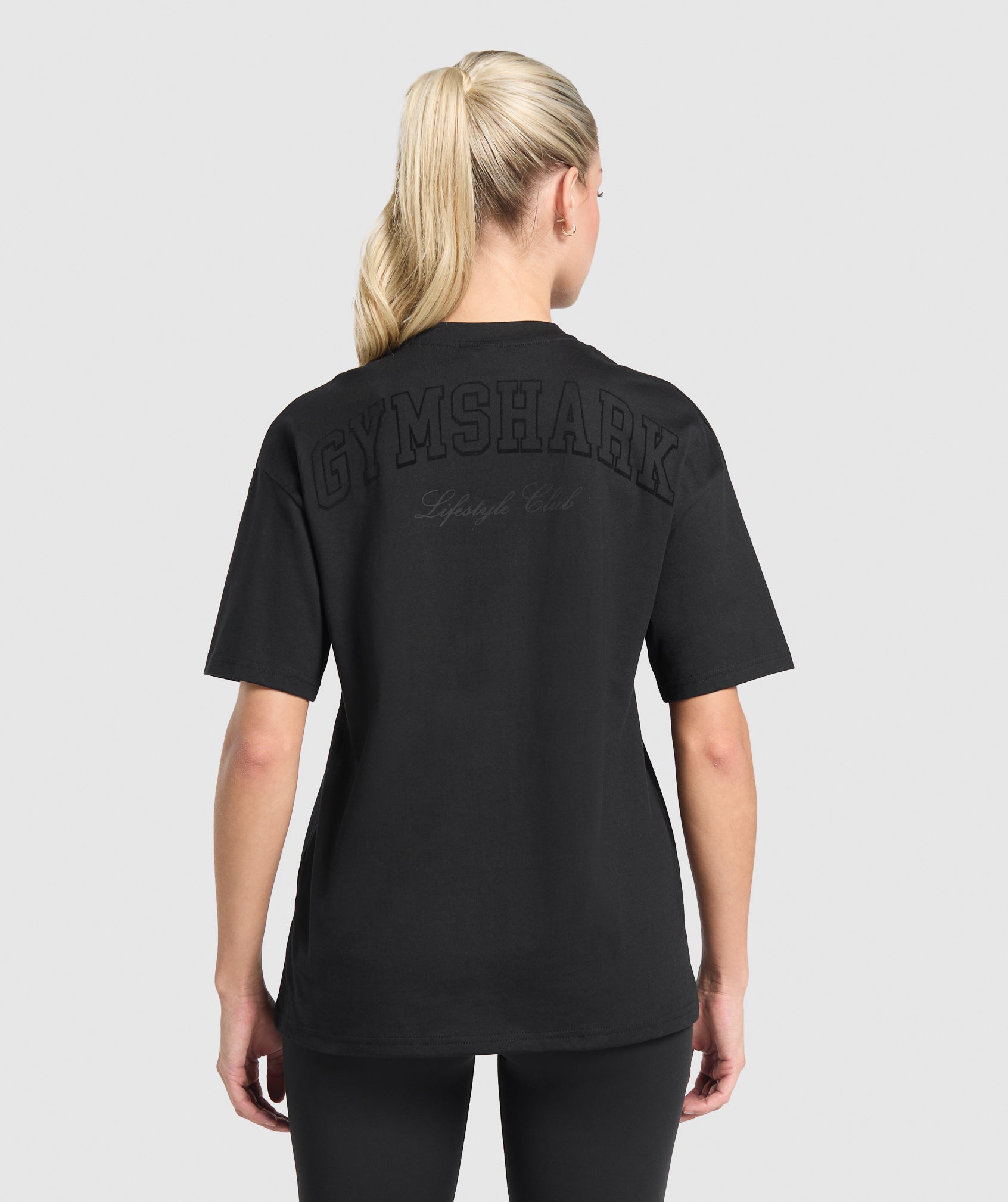 Gymshark Campus Classics Graphic T-Shirt - Black