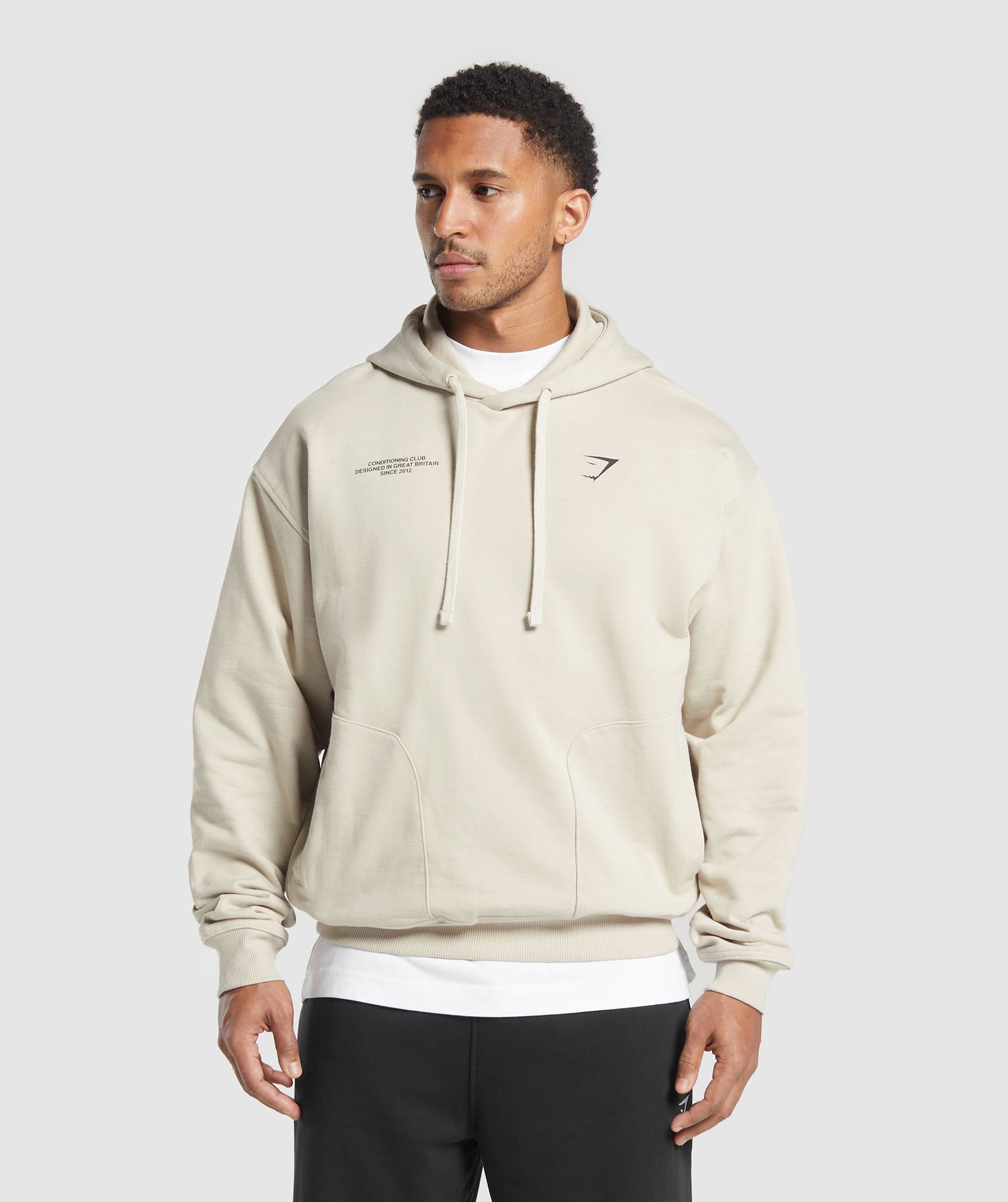 Gymshark Conditioning Club Hoodie - Pebble Grey