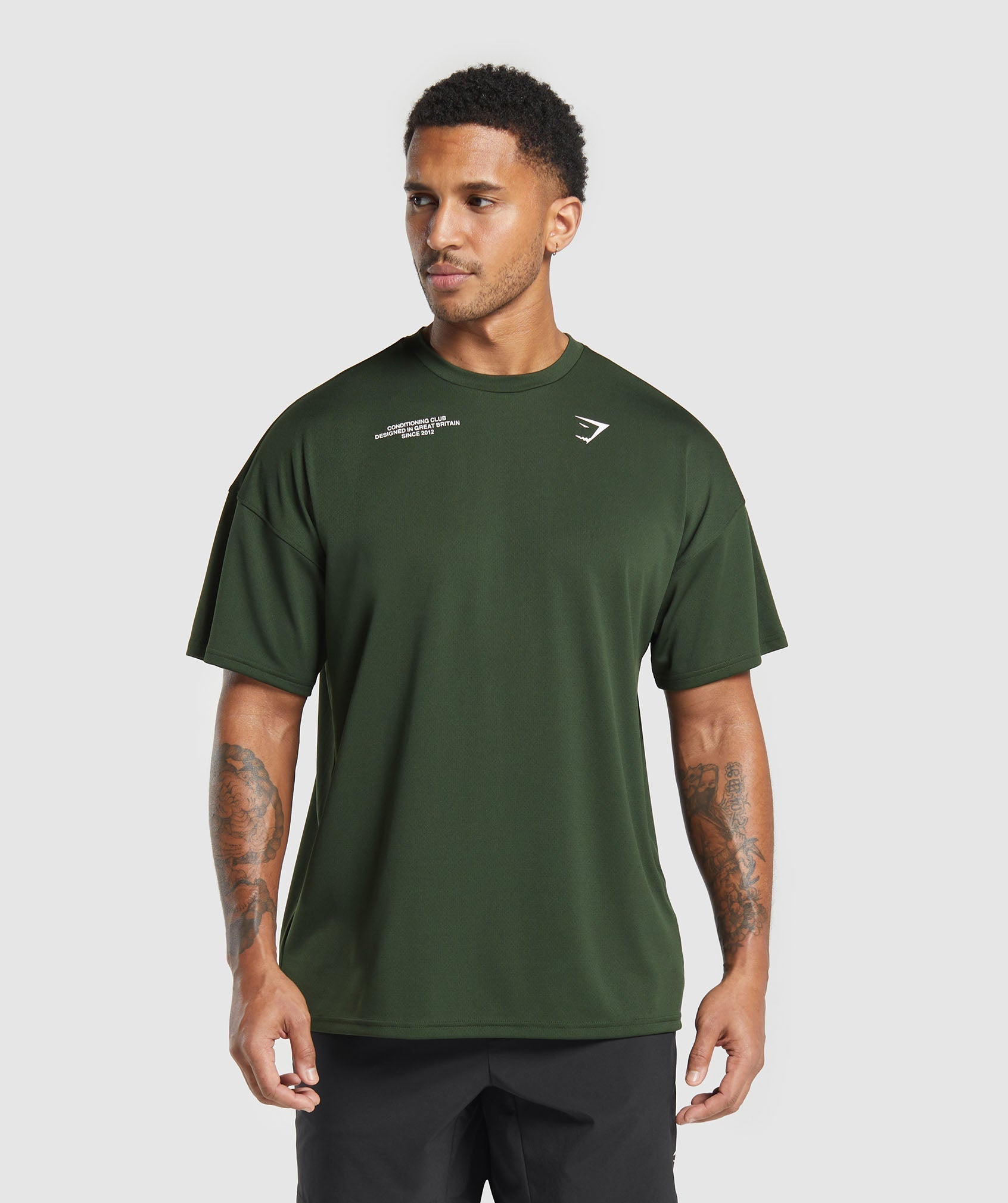 Conditioning Club Oversized T-Shirt - Trail Green