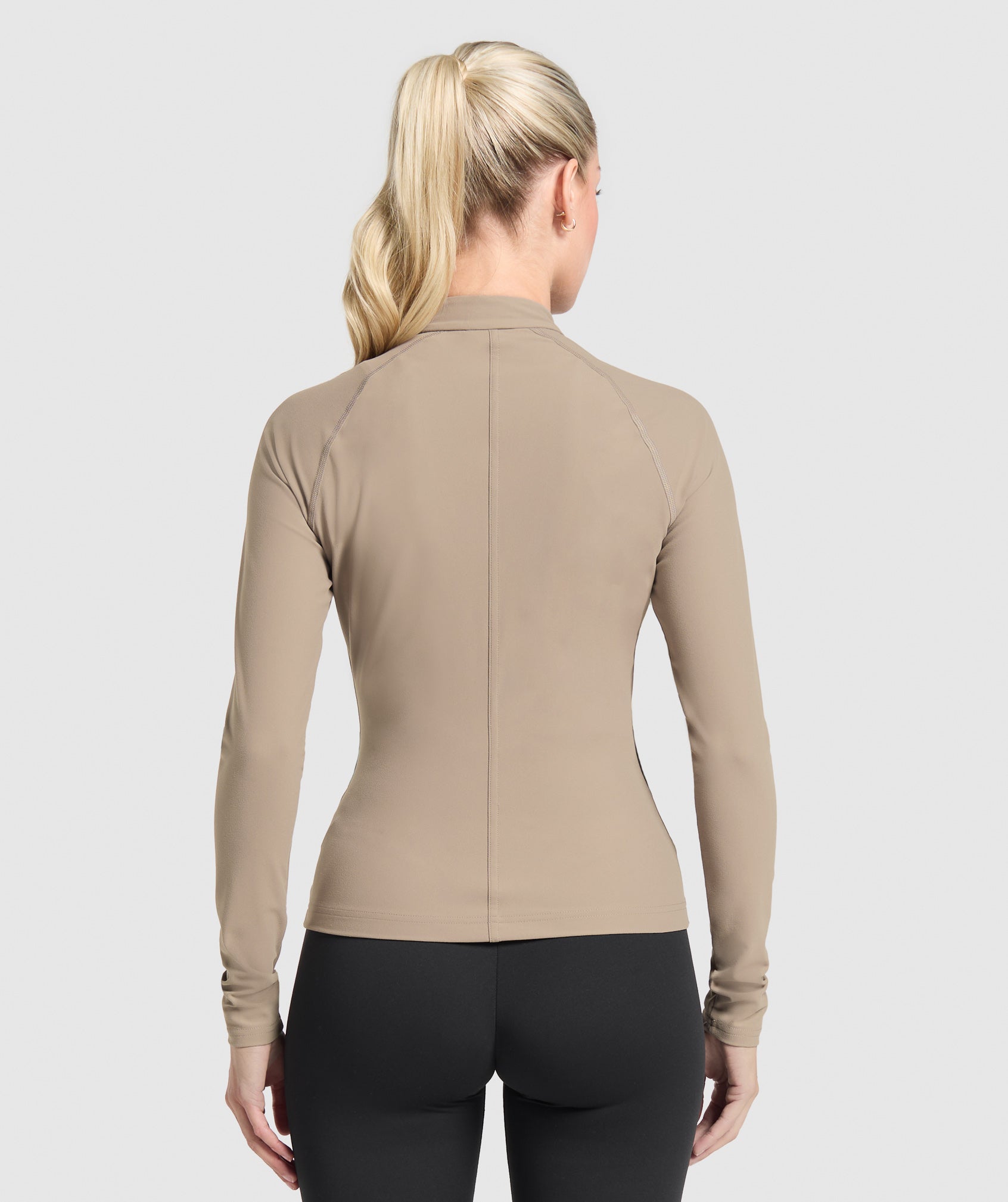 Gymshark Conditioning Full Zip Jacket - Lifestyle Brown