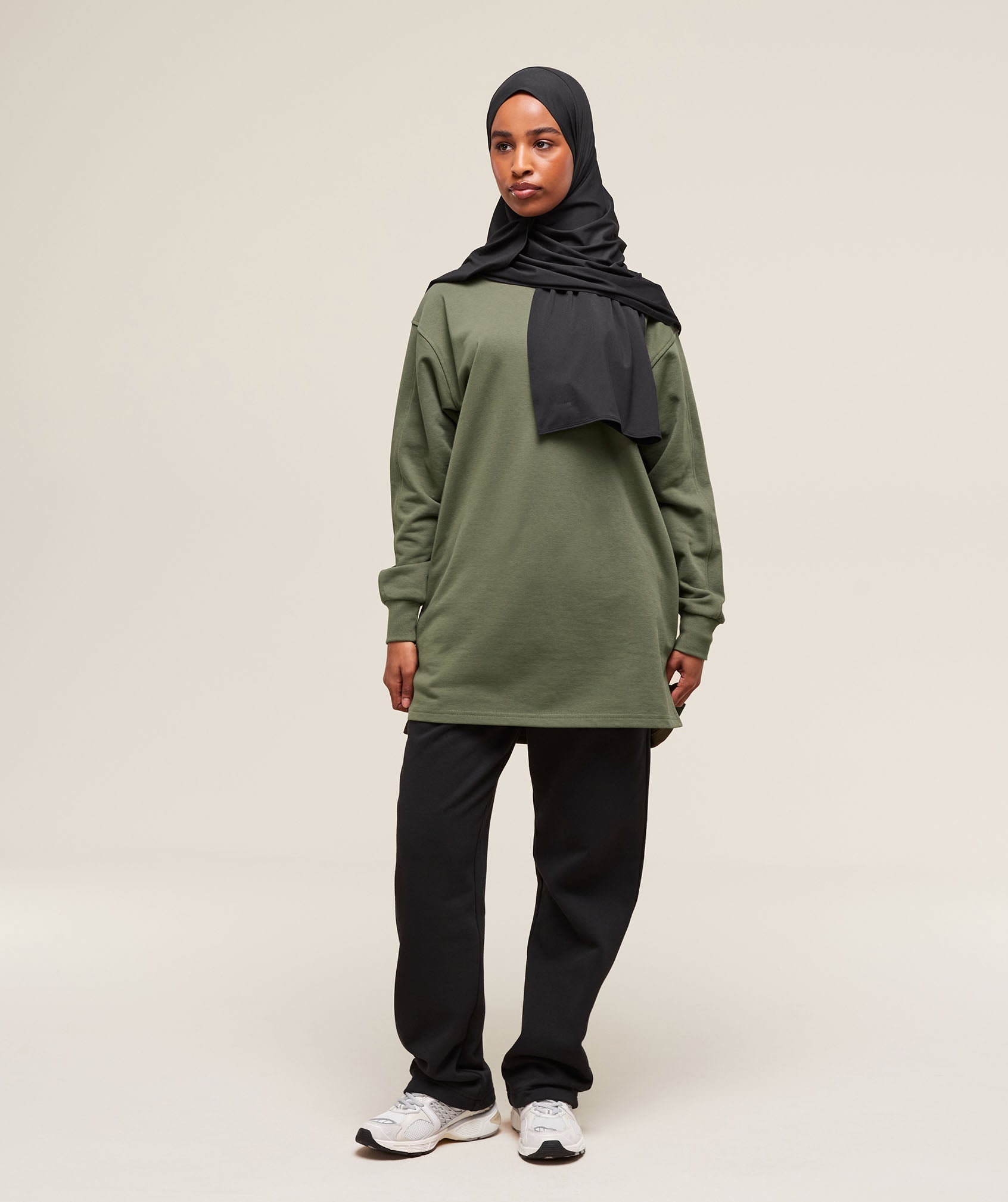 Gymshark Covered Pullover - Core Olive