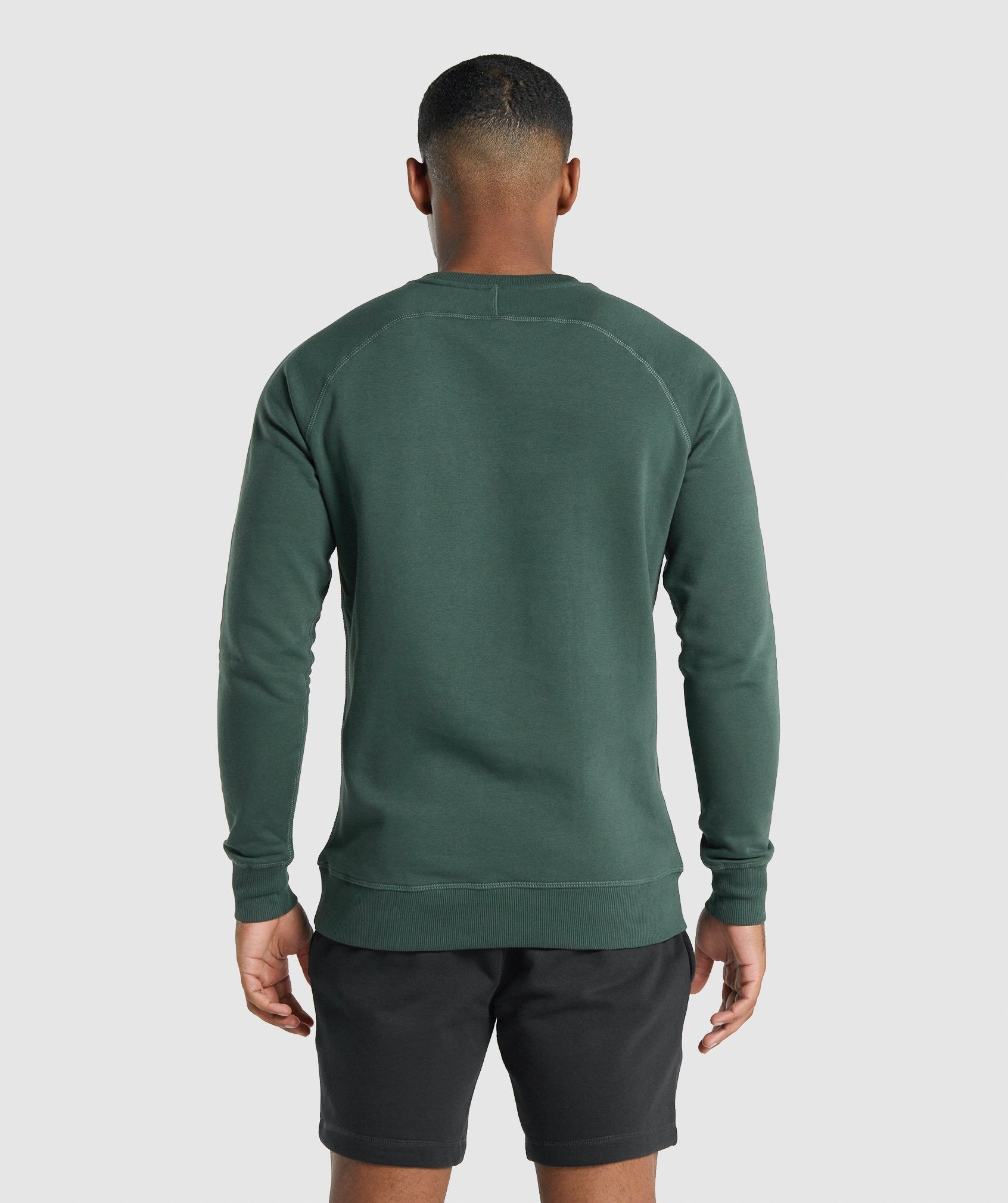 Gymshark Crest Sweatshirt - Dark Green