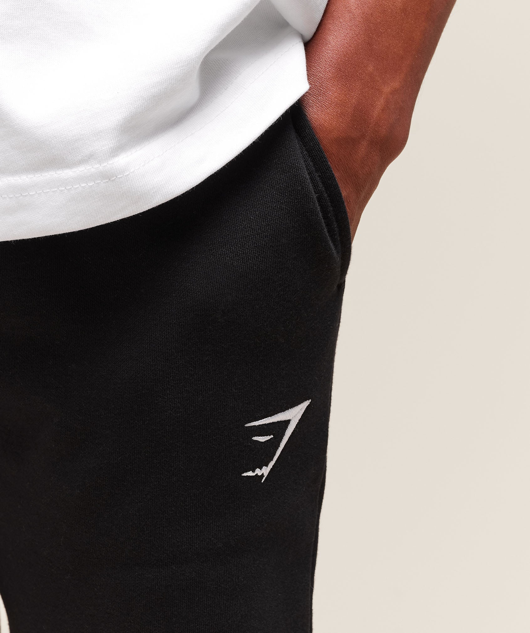 Gymshark Crest Tall Joggers - Black