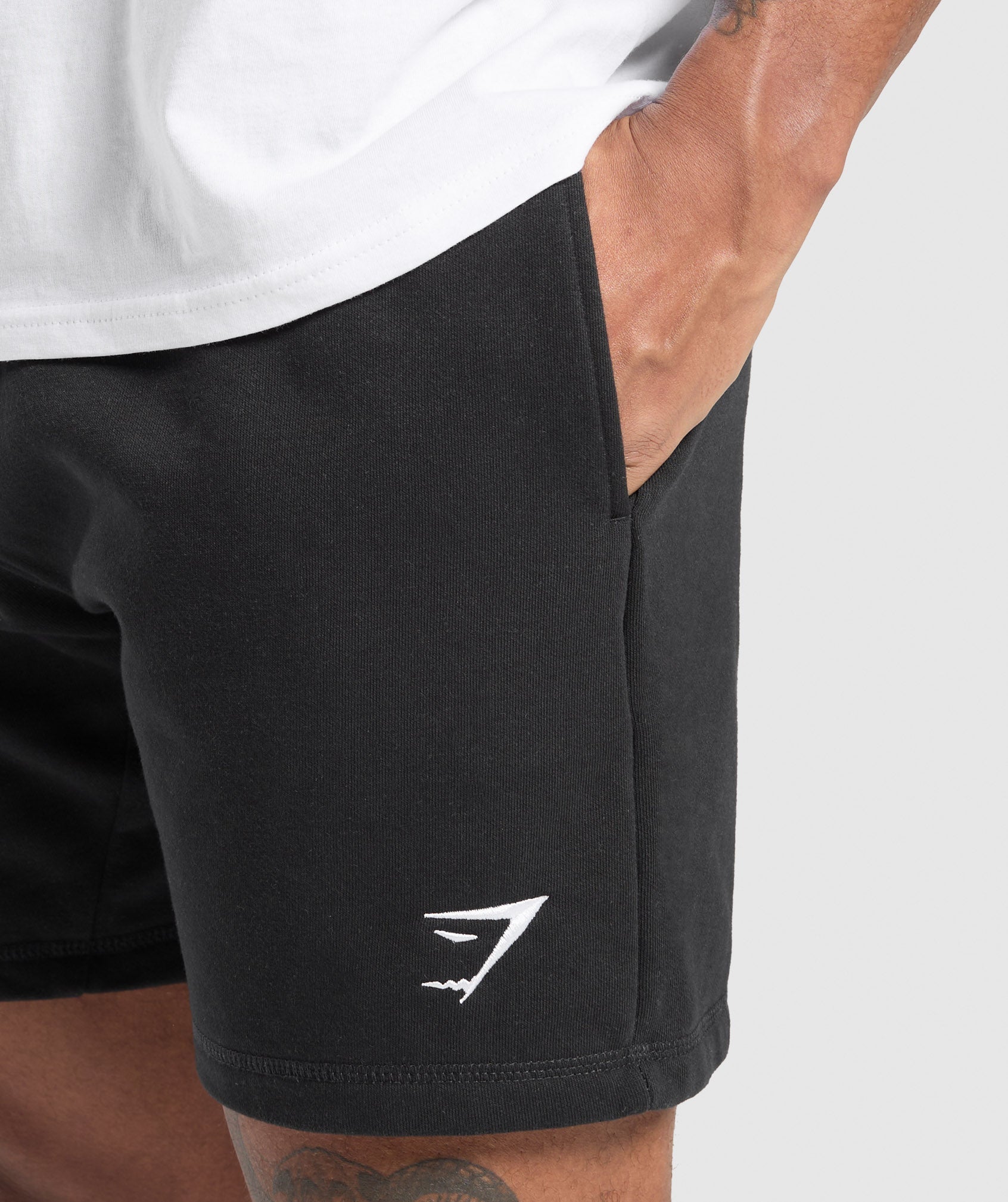 Gymshark Crest Shorts - Black