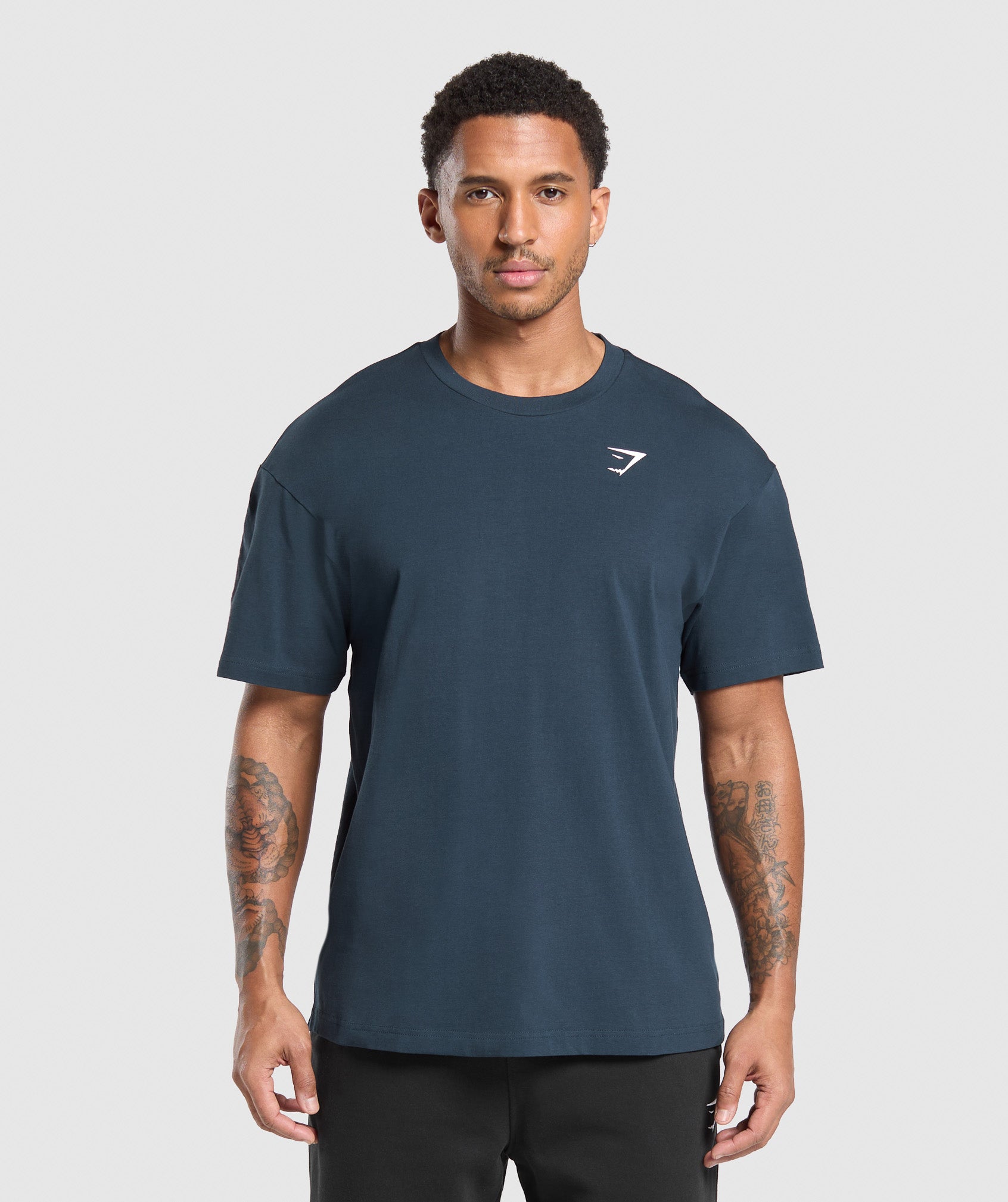 Gymshark Crest T-Shirt - Navy
