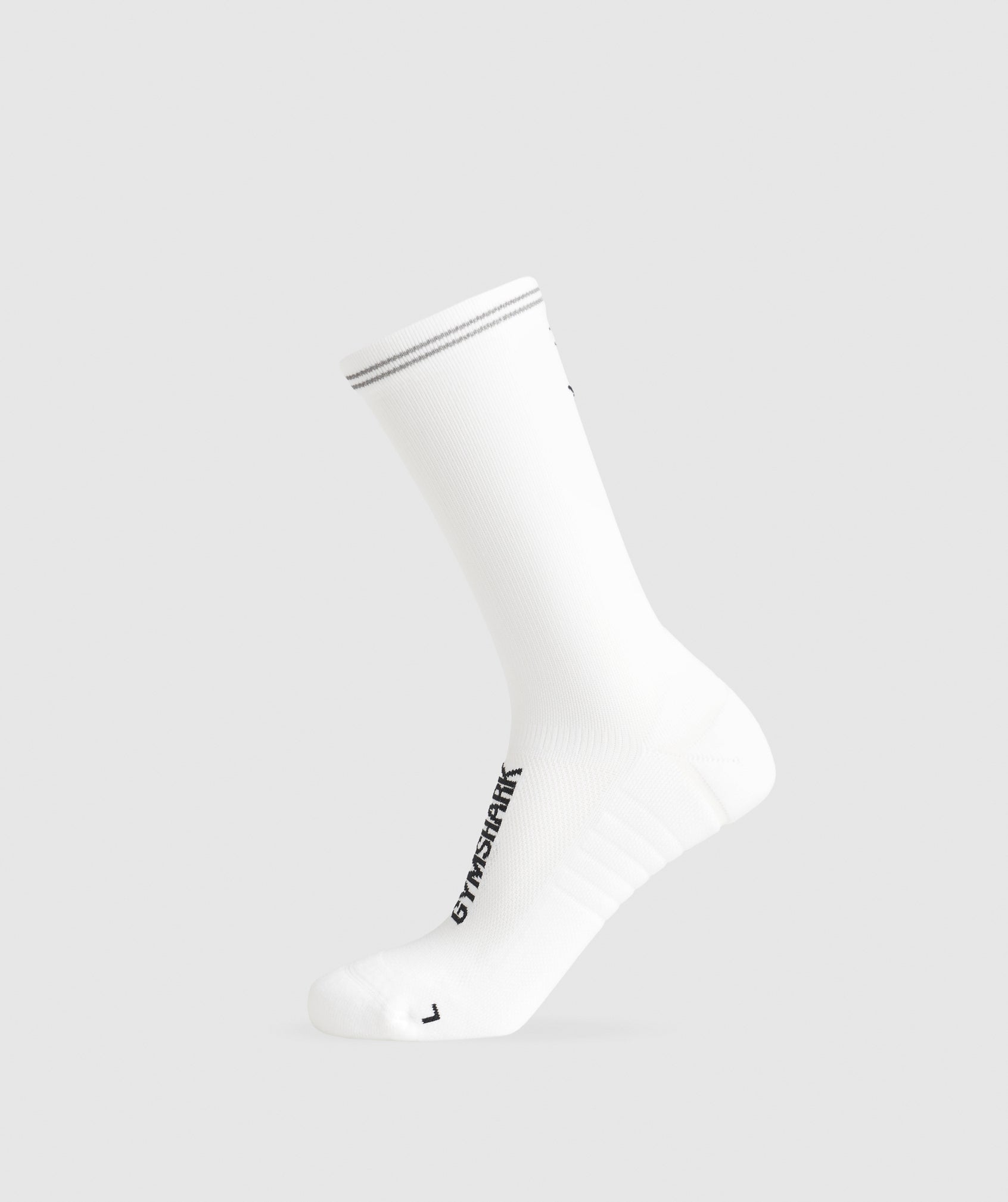 Gymshark Crew Running Socks - White