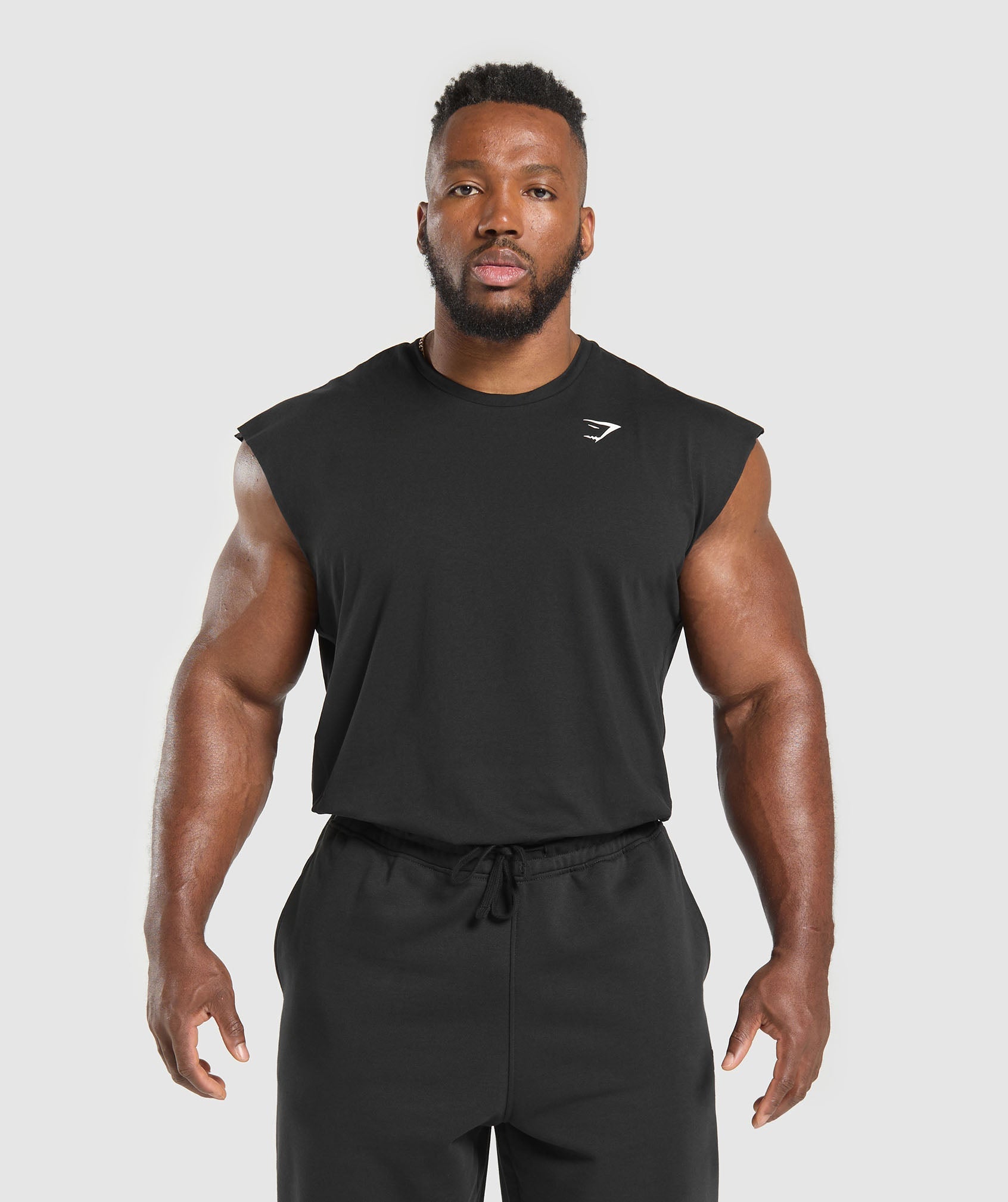 Gymshark Critical Cut Off Tank - Black