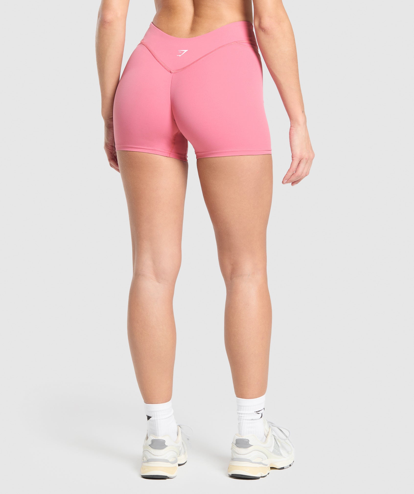 Dipped Waistband Shorts - Sunset Pink